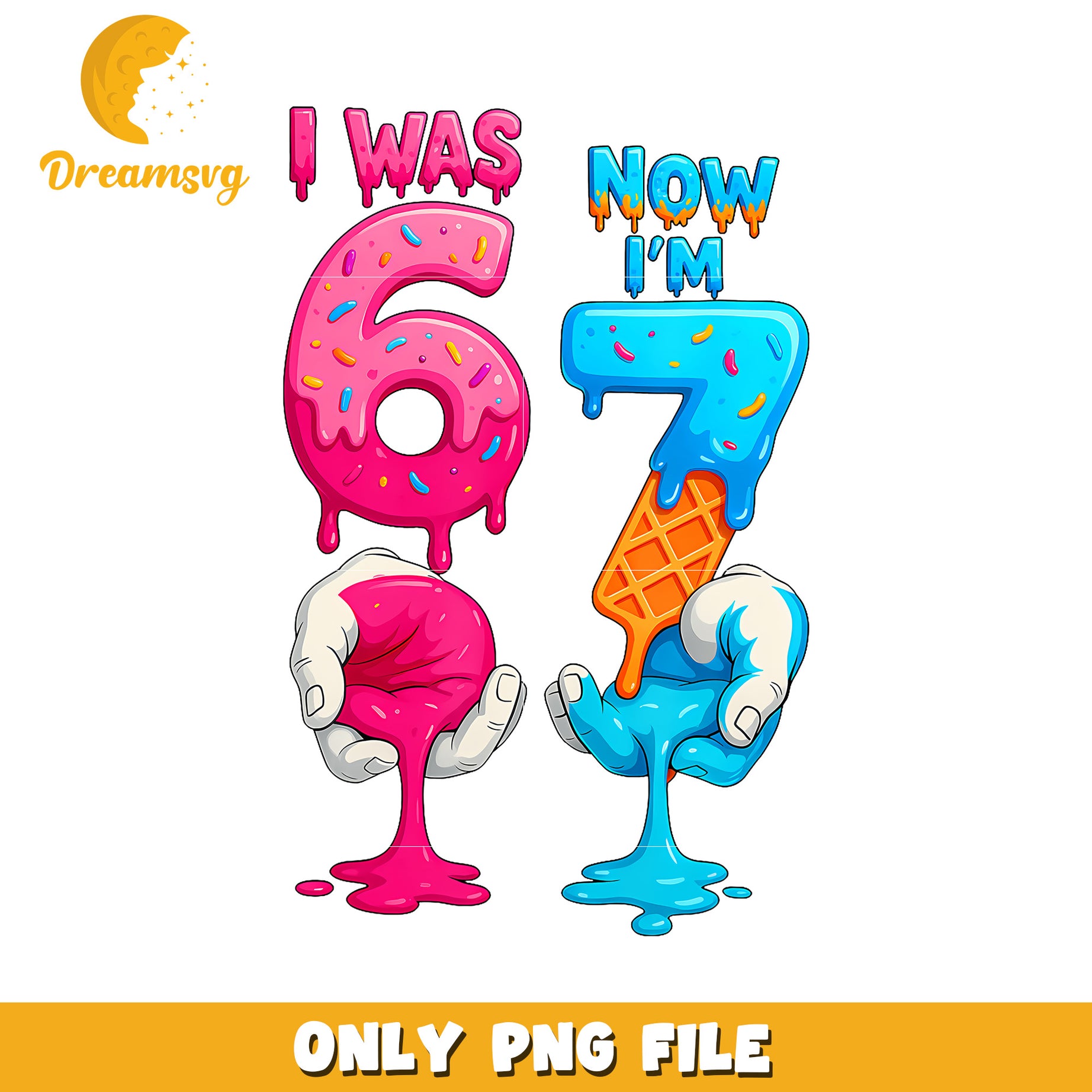 I Was 6 Now I'M 7 Year Old Birthday png, memes png, meme image png