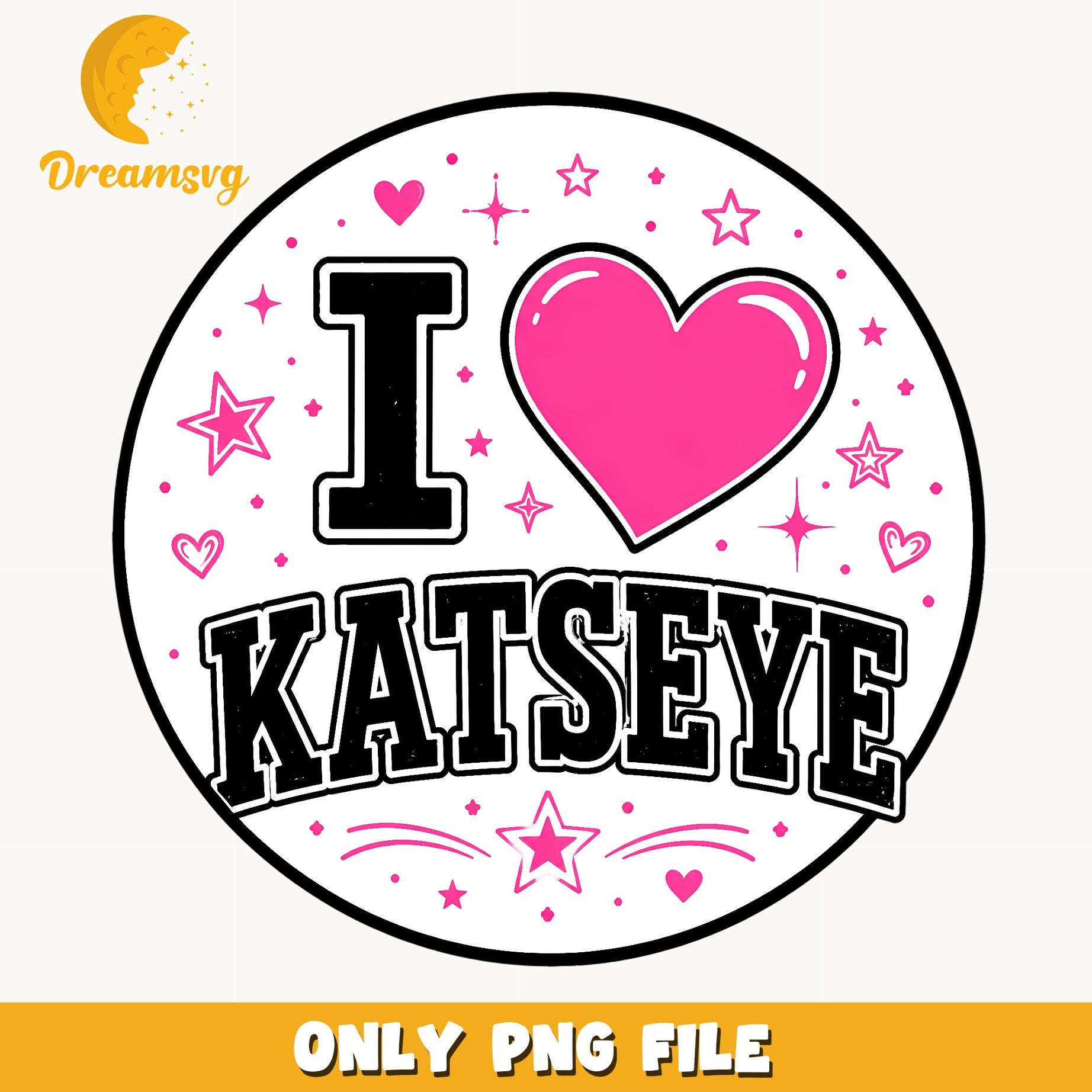 I Love Katseye PNG, Katseye Fan Gift, Kpop Girl Group PNG