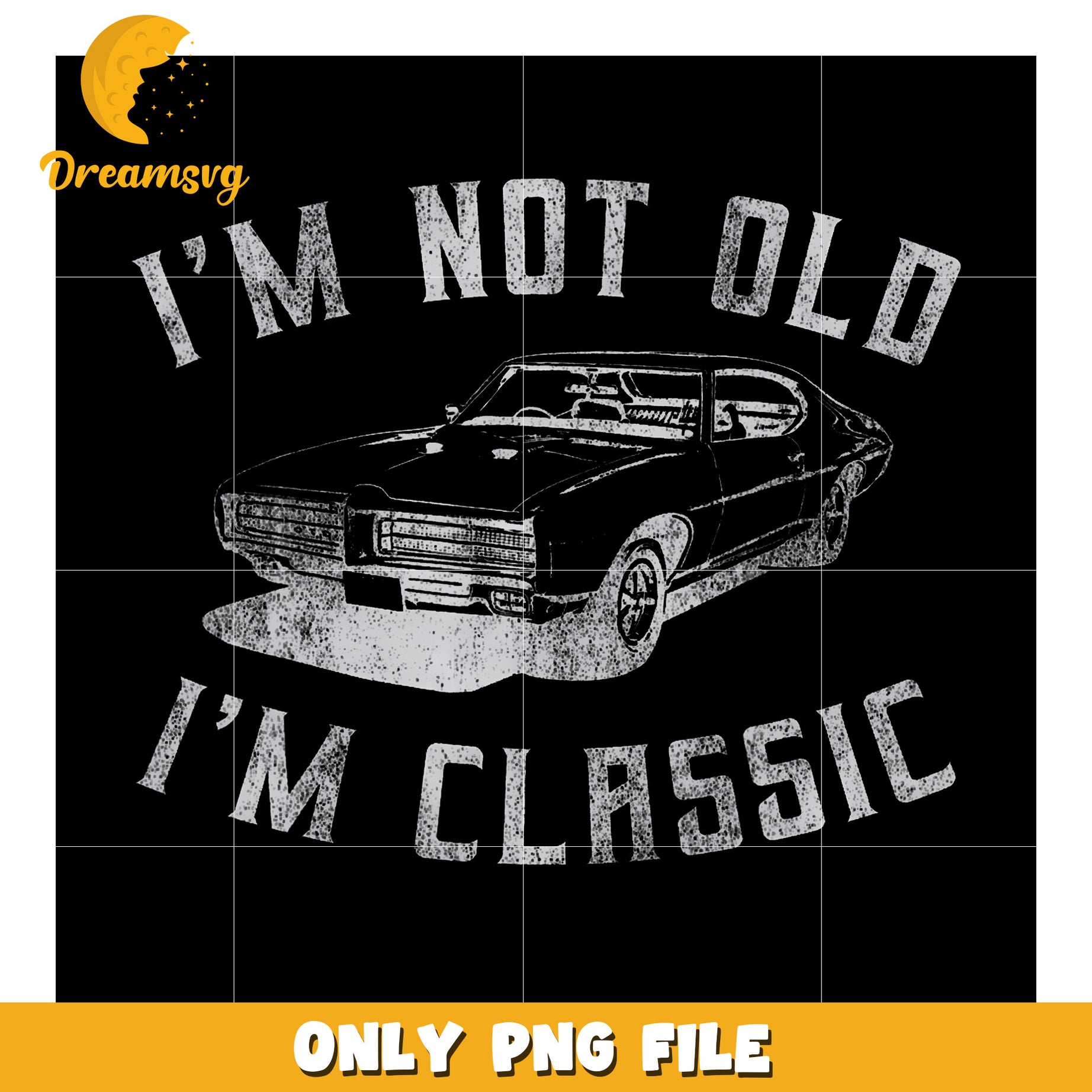 I'M Not Old I'M Classic png, trending memes png, funny car png