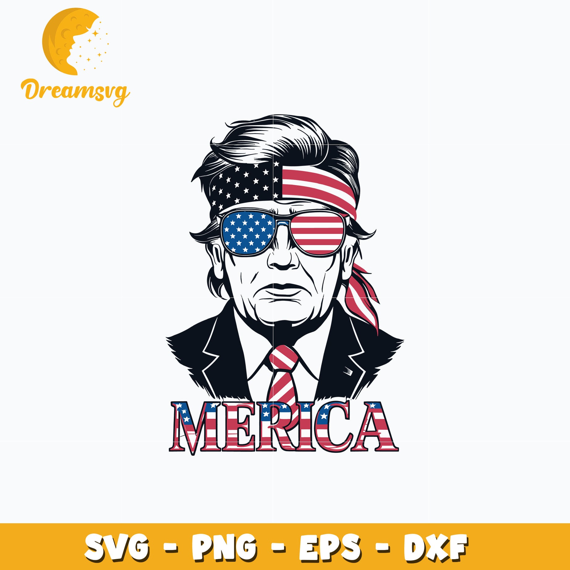 Donald trump merica svg, digital download