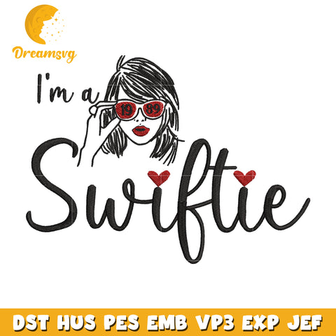 I'm a swiftie embroidery design