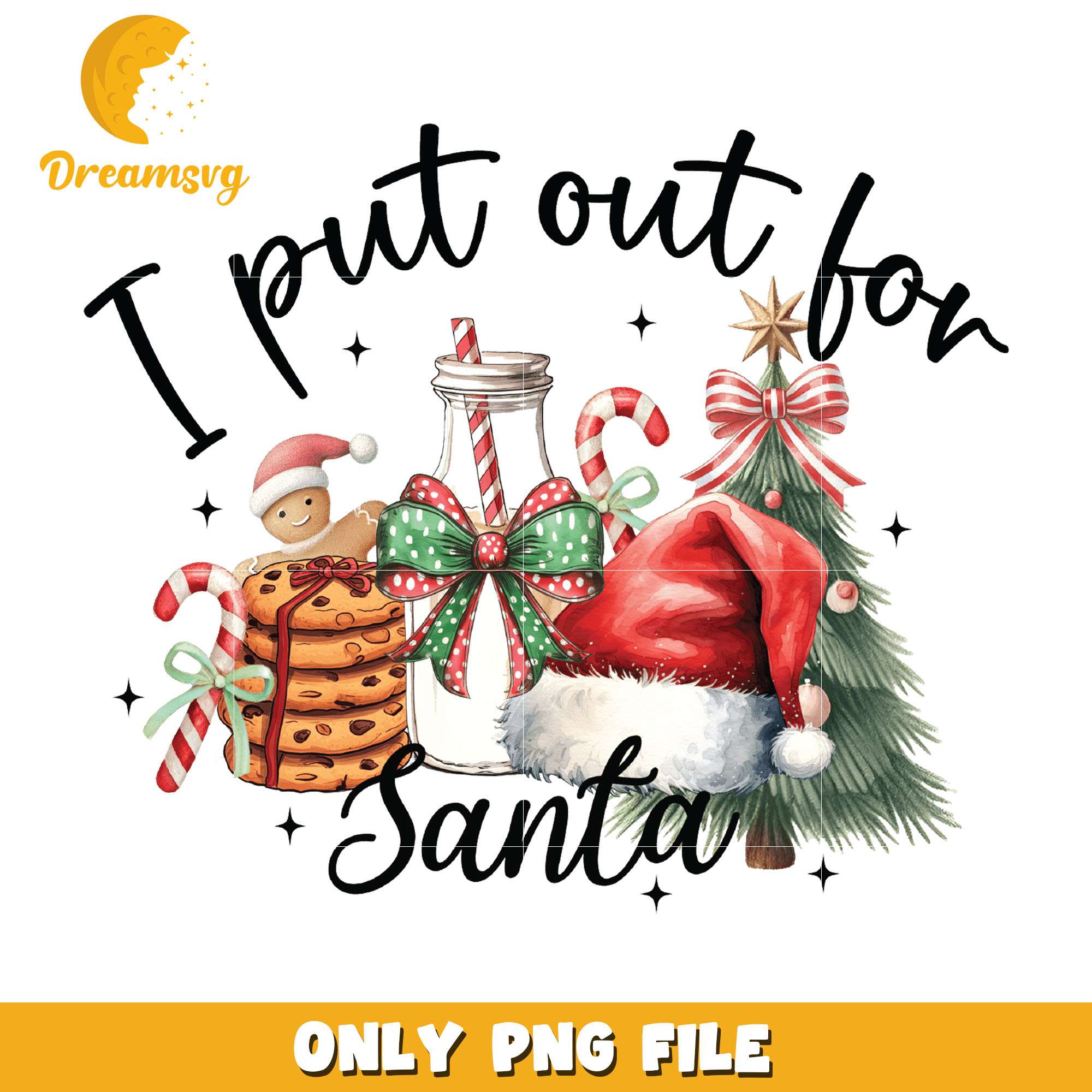 I put out for santa png, santa claus png, christmas png