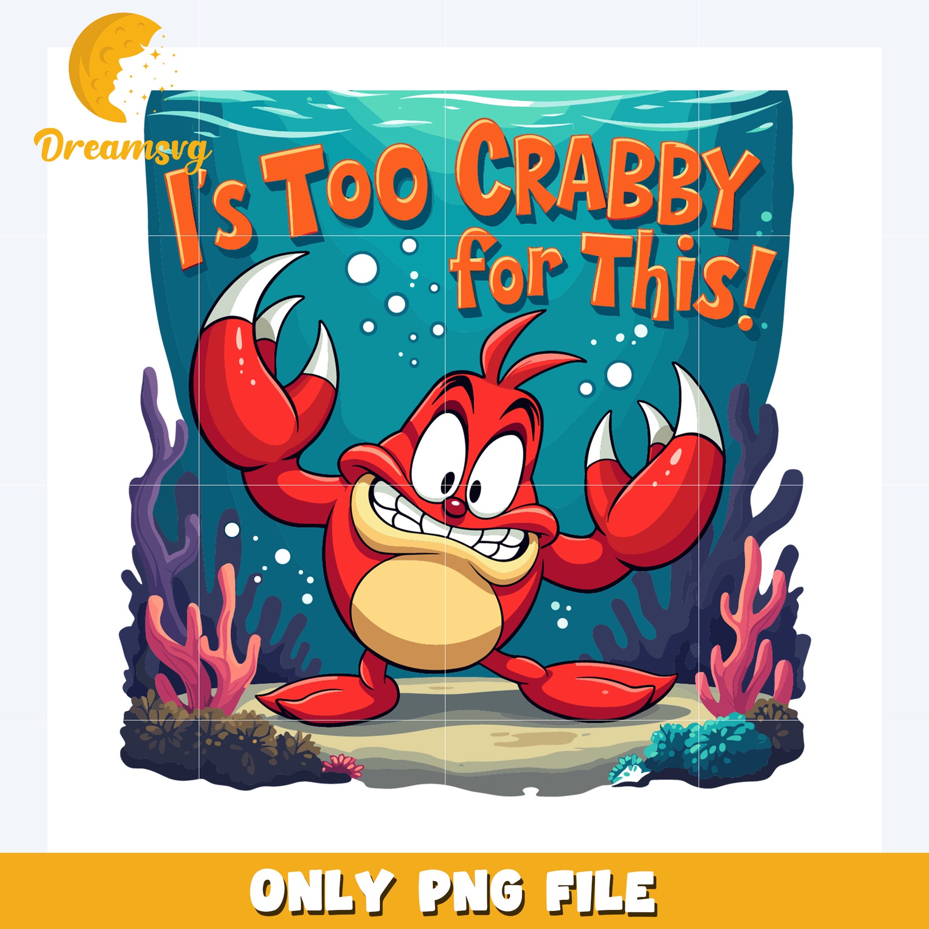 I's too carbby for this png, disneyy movies png, funny crab png