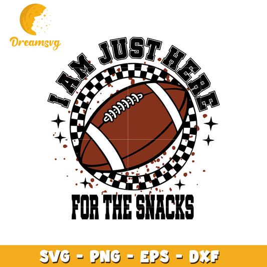 I am here for the snacks svg, rugby ball svg, snacks svg