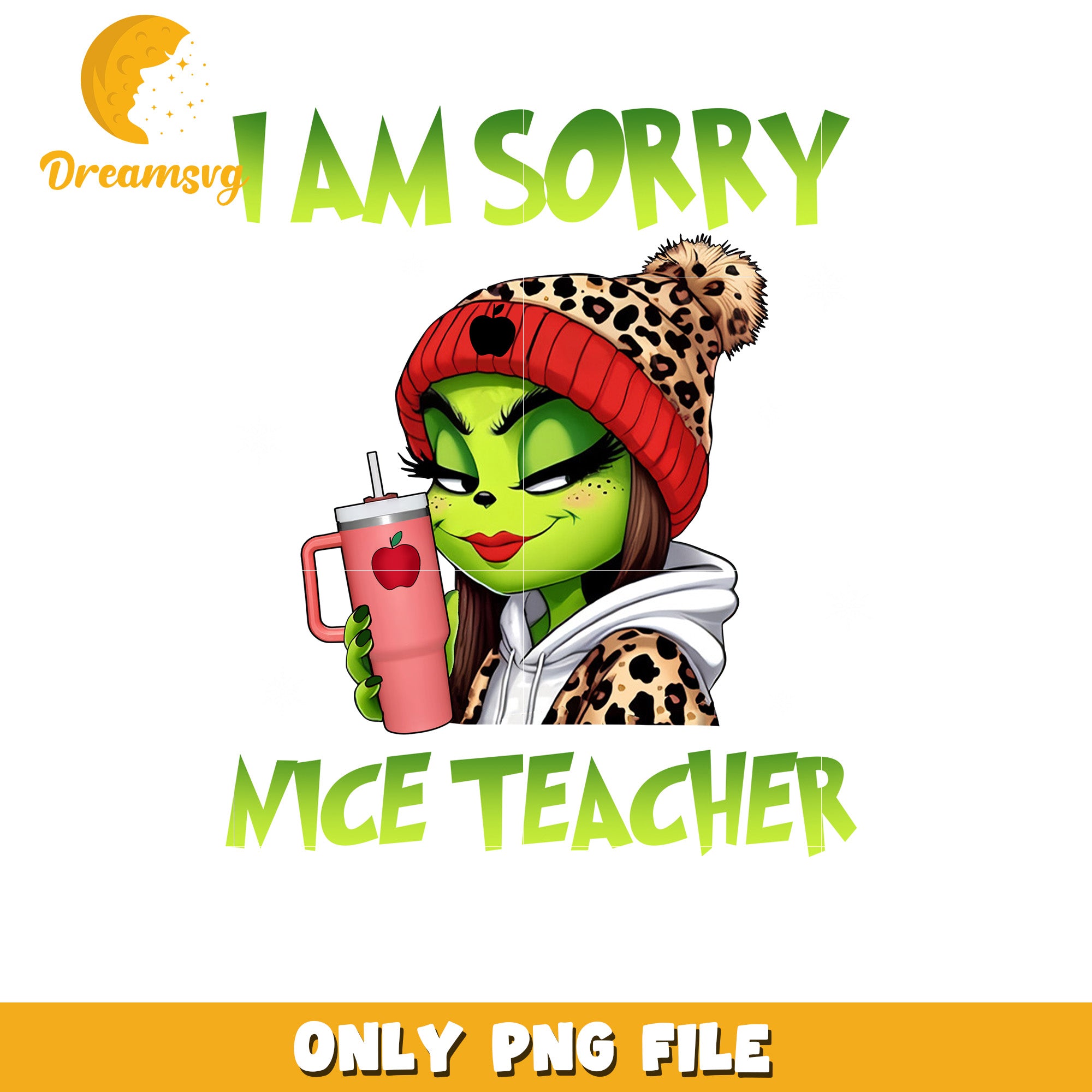 I am sorry png, merry christmas png, happy grinch png