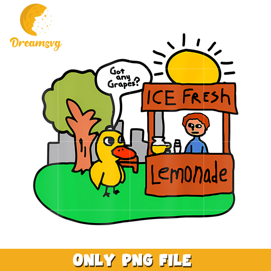 Ice Fresh Lemonade Got Any Grapes png, halloween candy png, trick or treat png