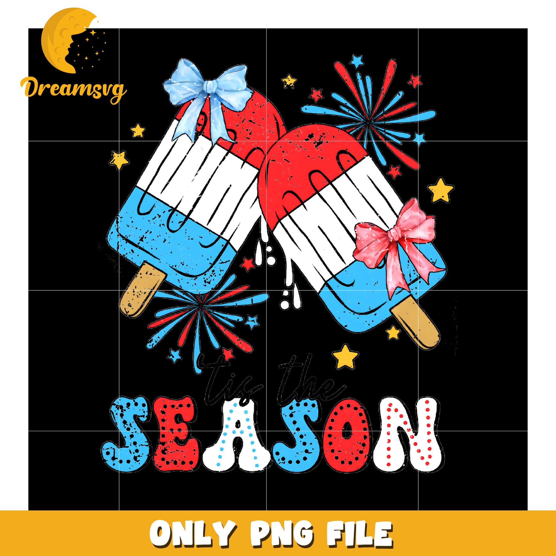 Ice cream its the season png, july 4th celebration png, summer treat png