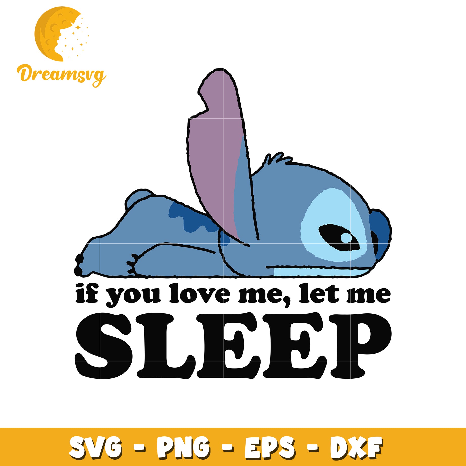 If you love me let me sleep svg, disney cartoons svg, disneyland svg