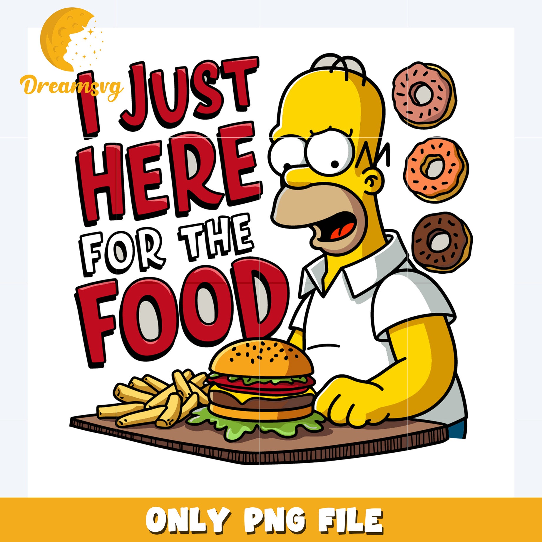 I just here for the food png, the simson family png, the simson cartoon png