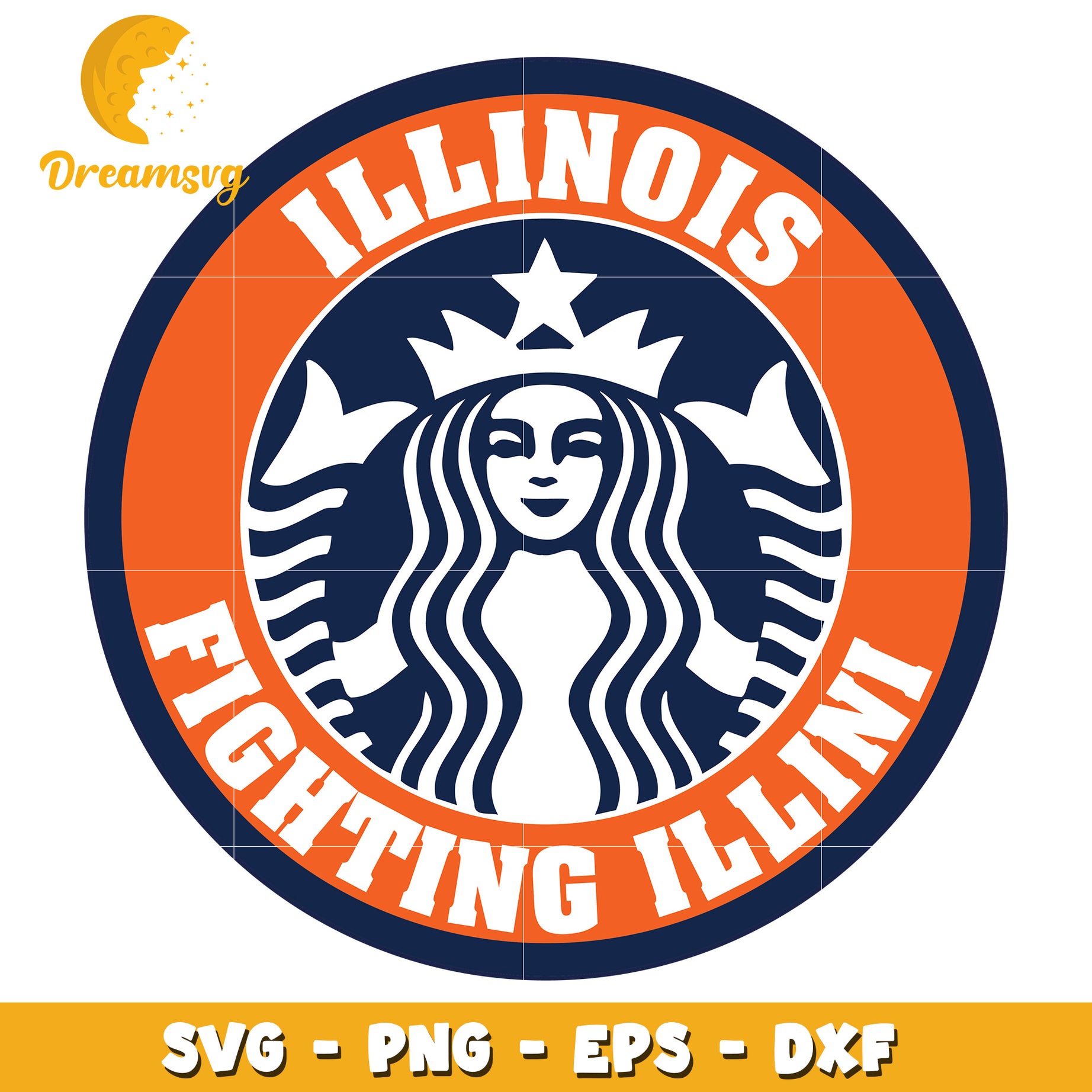 Illinois Fighting Illini SVG PNG EPS DXF