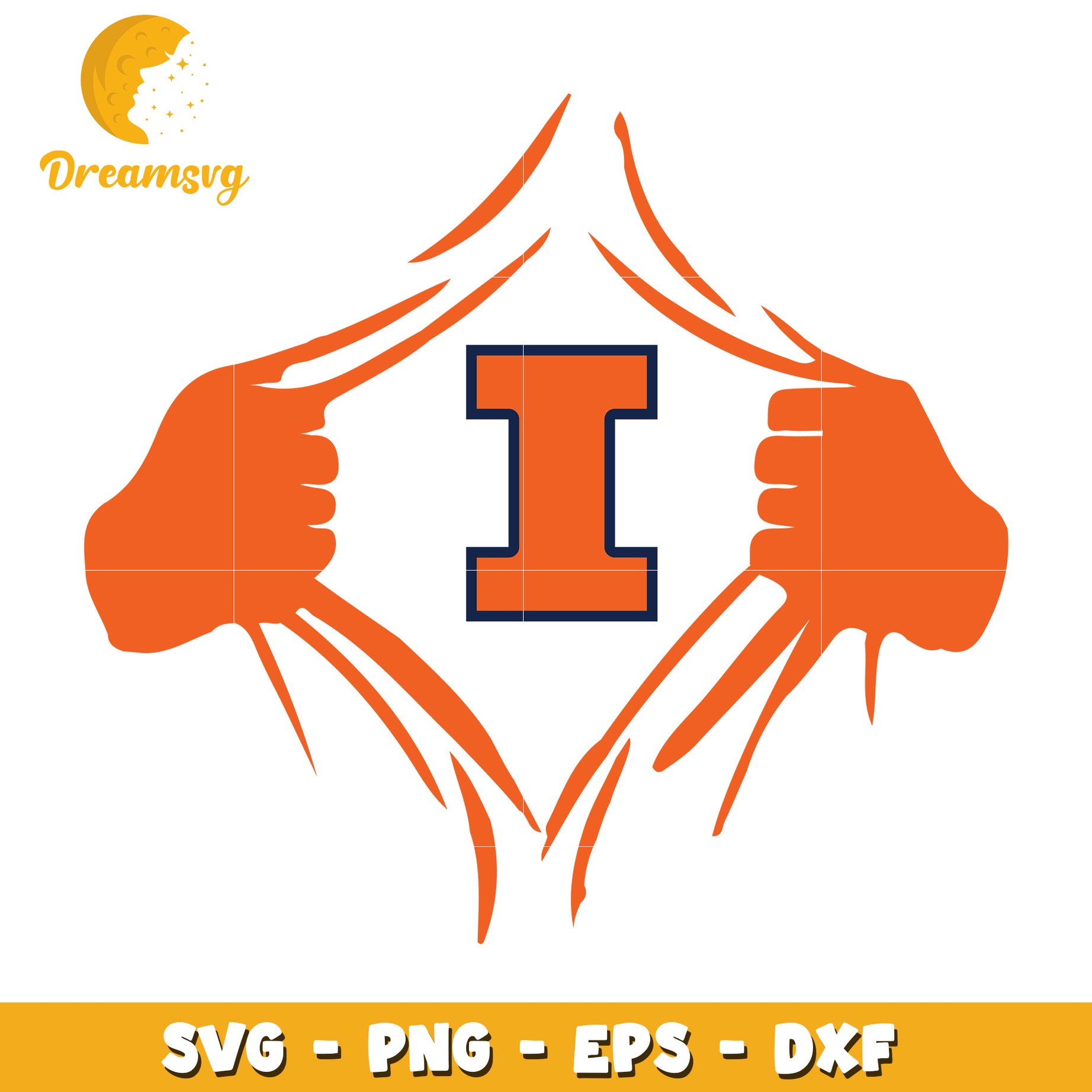 Illinois I Ripped Shirt SVG PNG EPS DXF