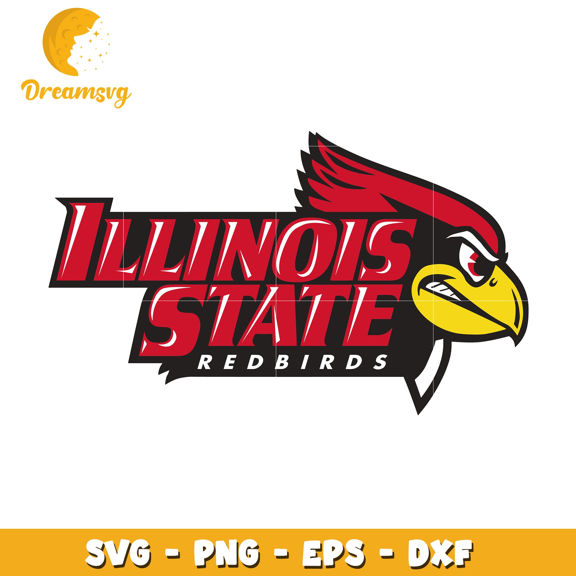 Illinois State Redbirds SVG Logo