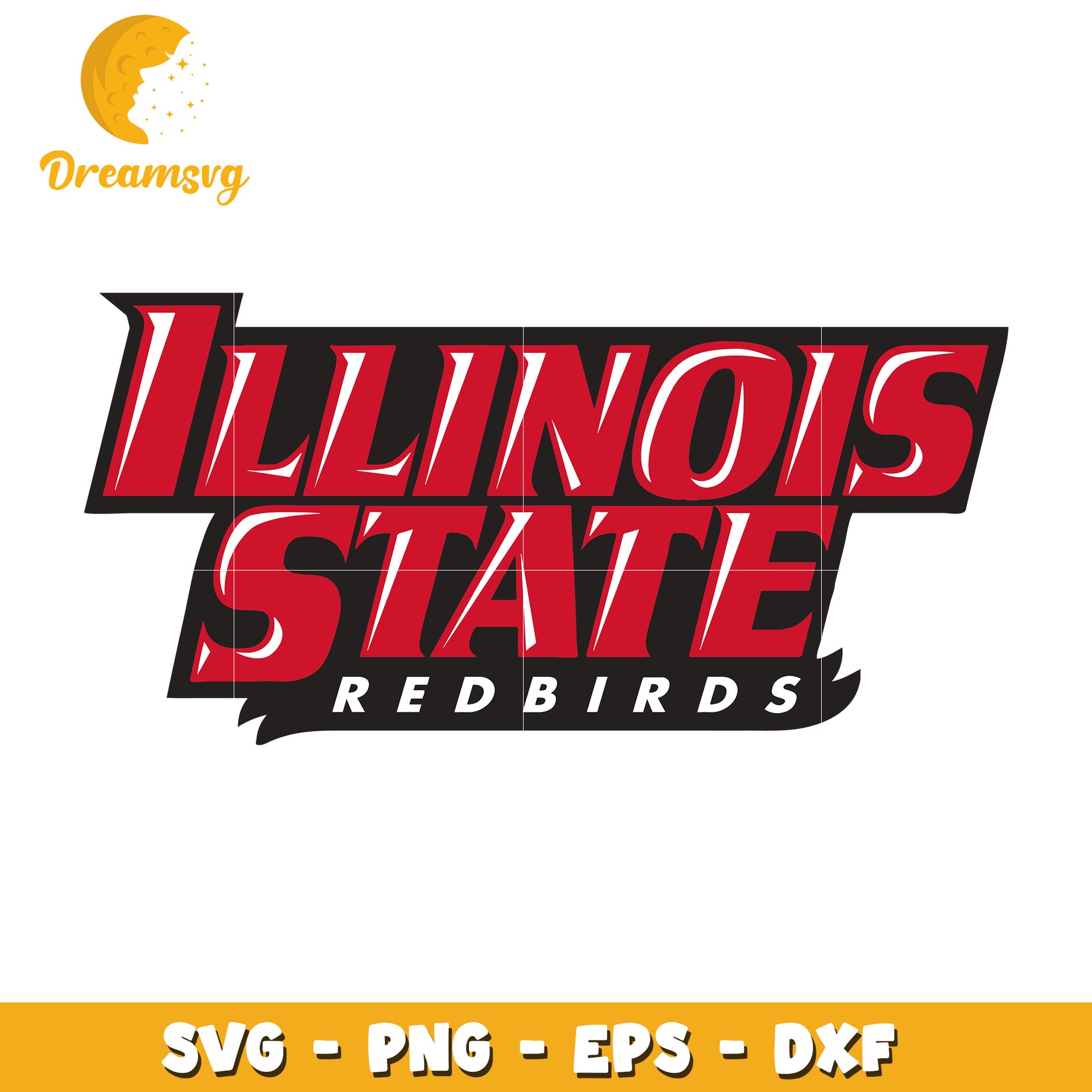 Illinois State Redbirds SVG PNG EPS DXF