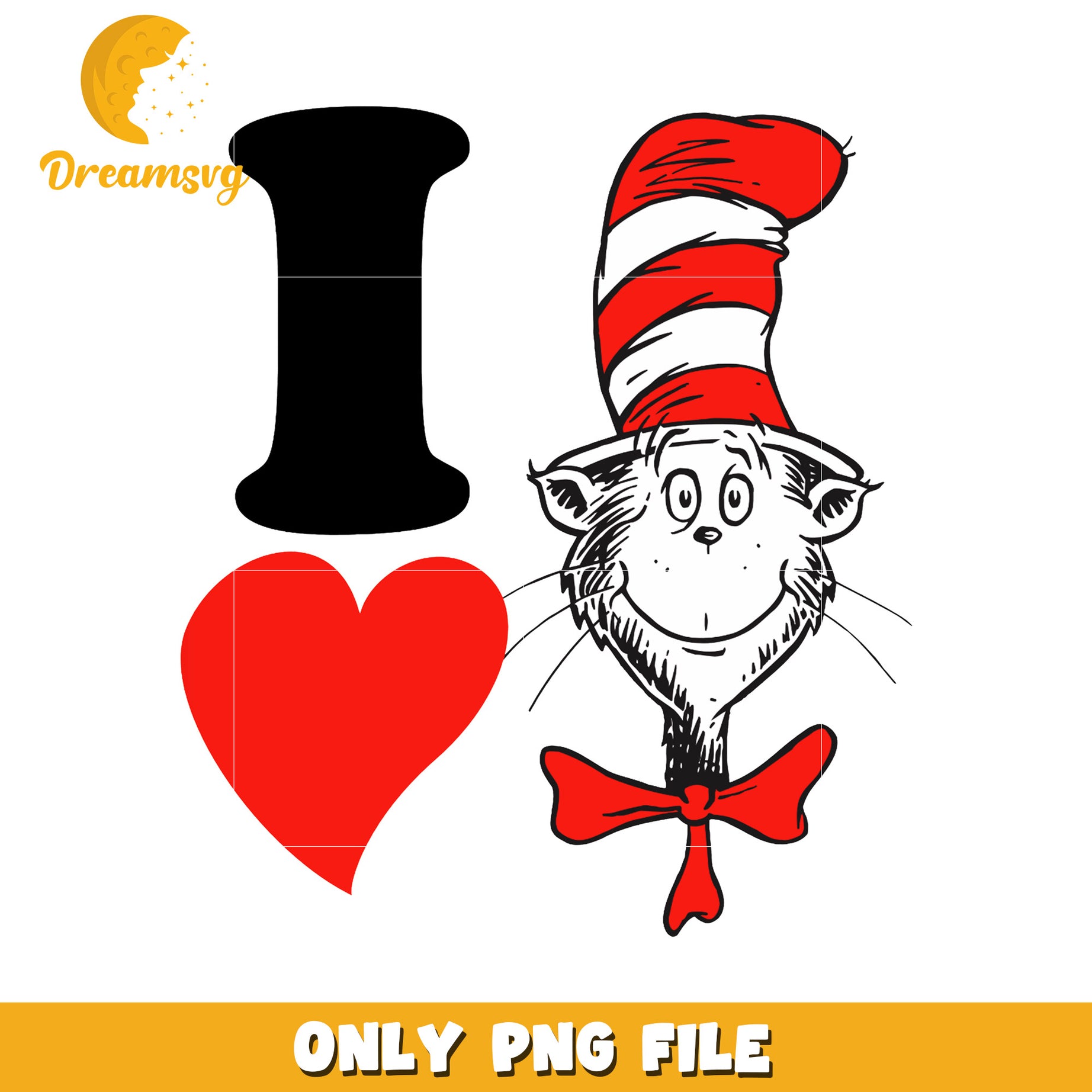 I love cat in the hat png, cat in the hat face png, cartoon png