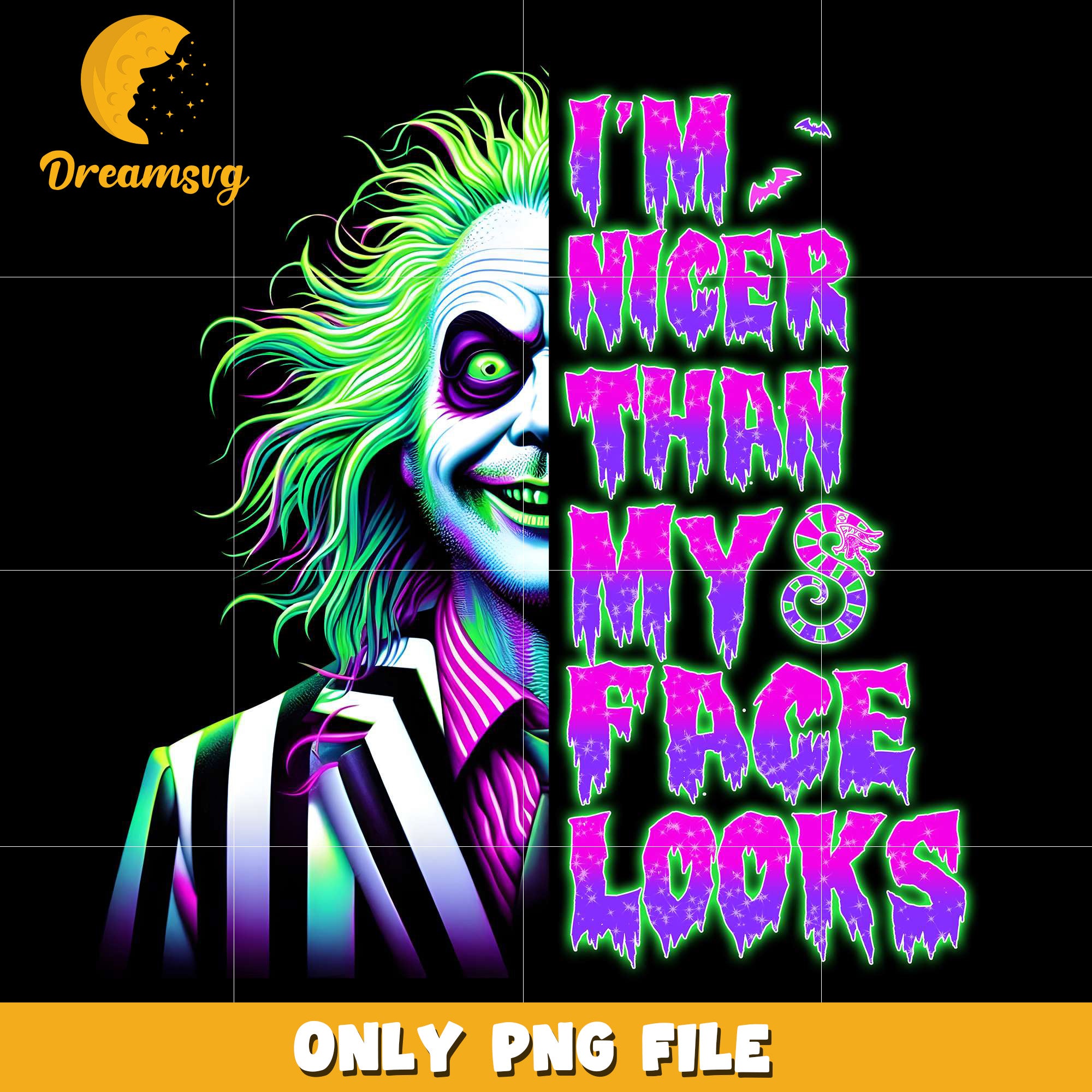 Im nicer than my face look png, happy halloween​​​ png, halloween toys​ png