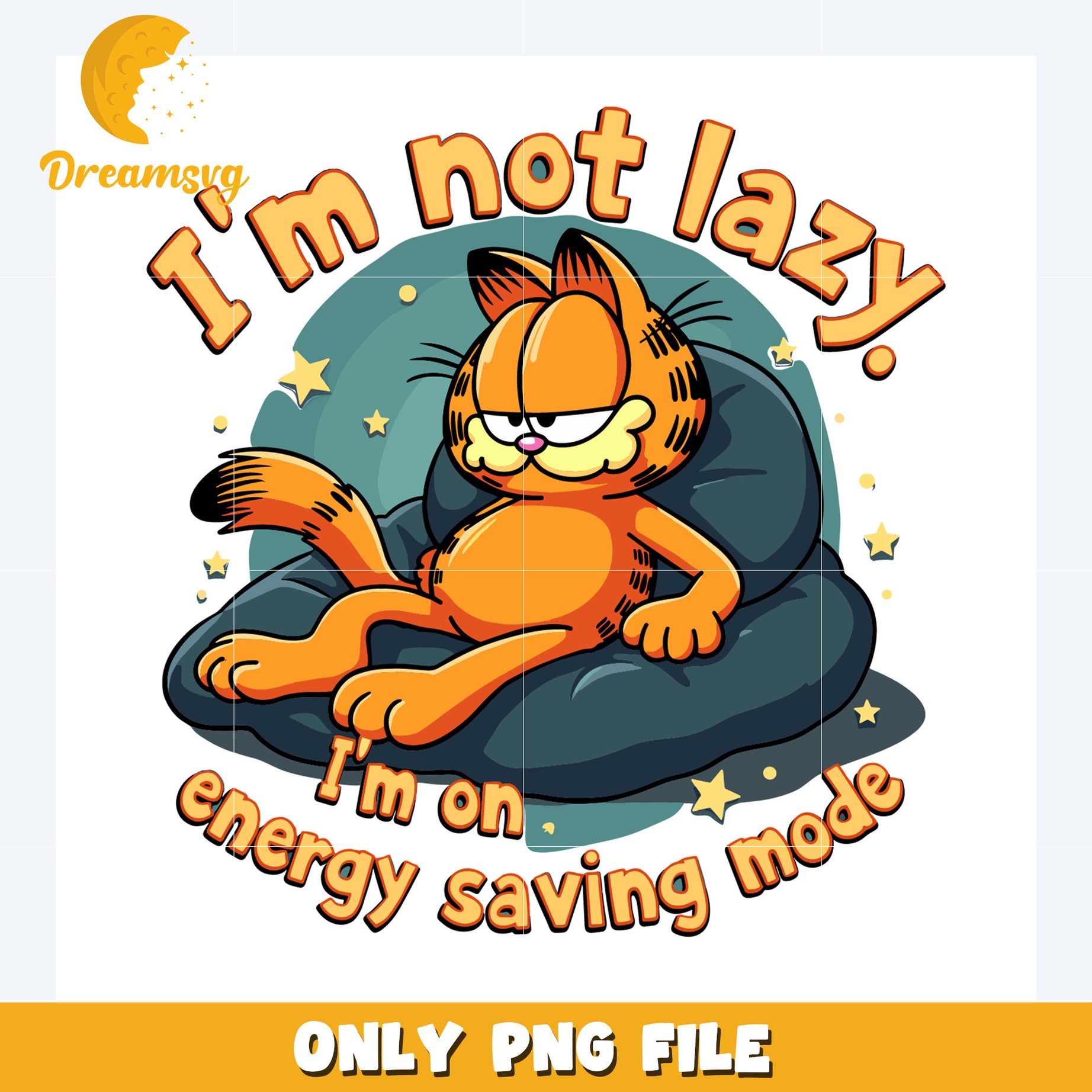 Im not lazy im on energy saving mode png, disneyy movies png, garfield cat png