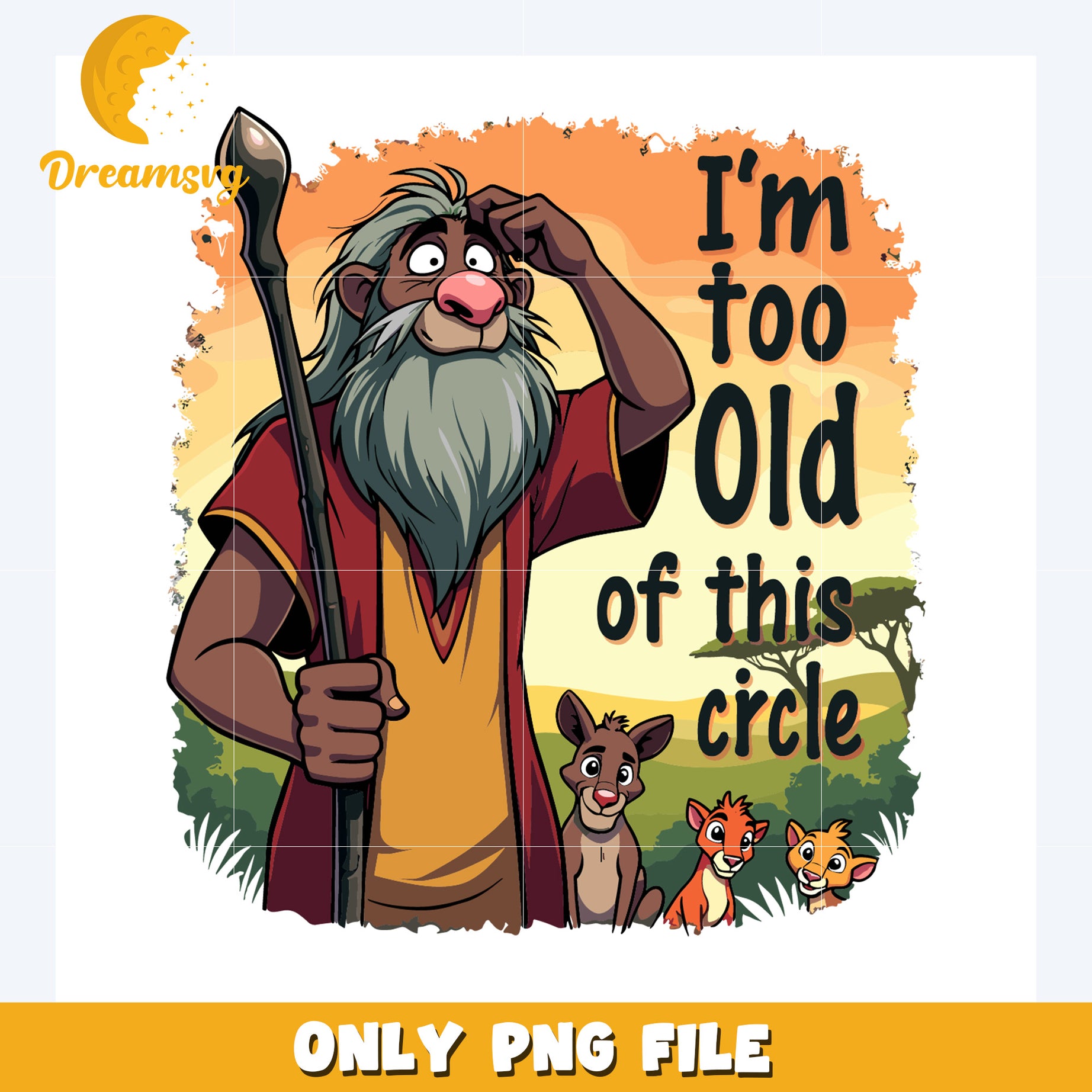 Im too old of this circle png, disney cartoon png, disney characters png