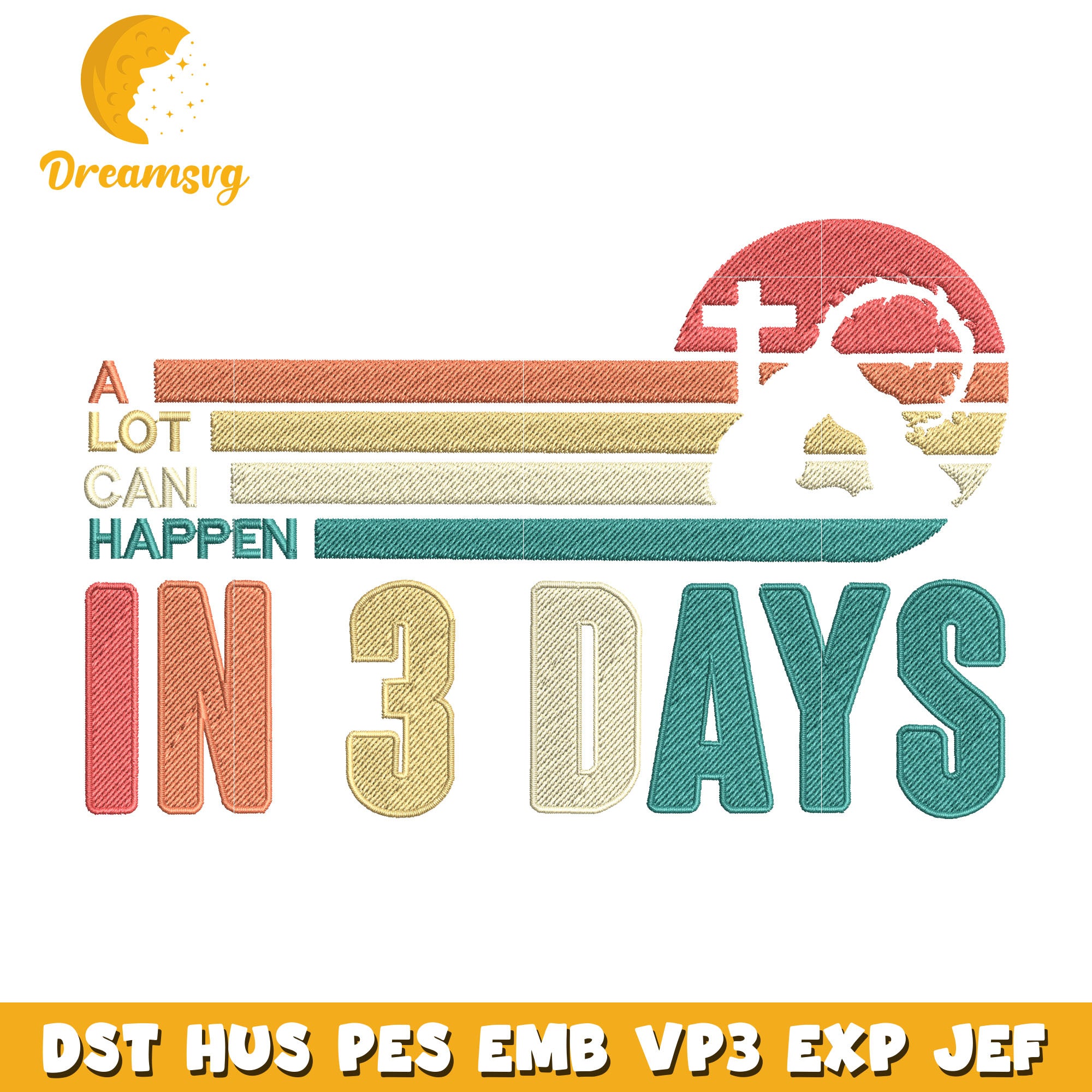 In 3 days embroidery design – DreamSVG Store