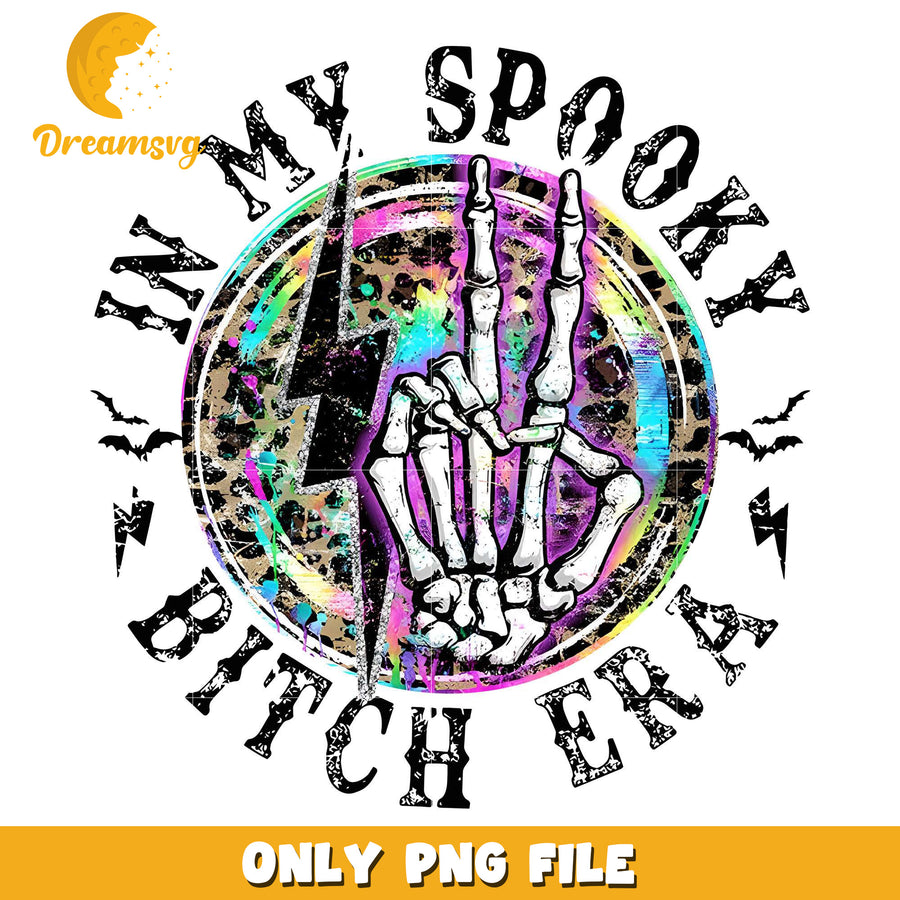 In My Spooky Bitch Era png, halloween costumes​ png, trick or treat png