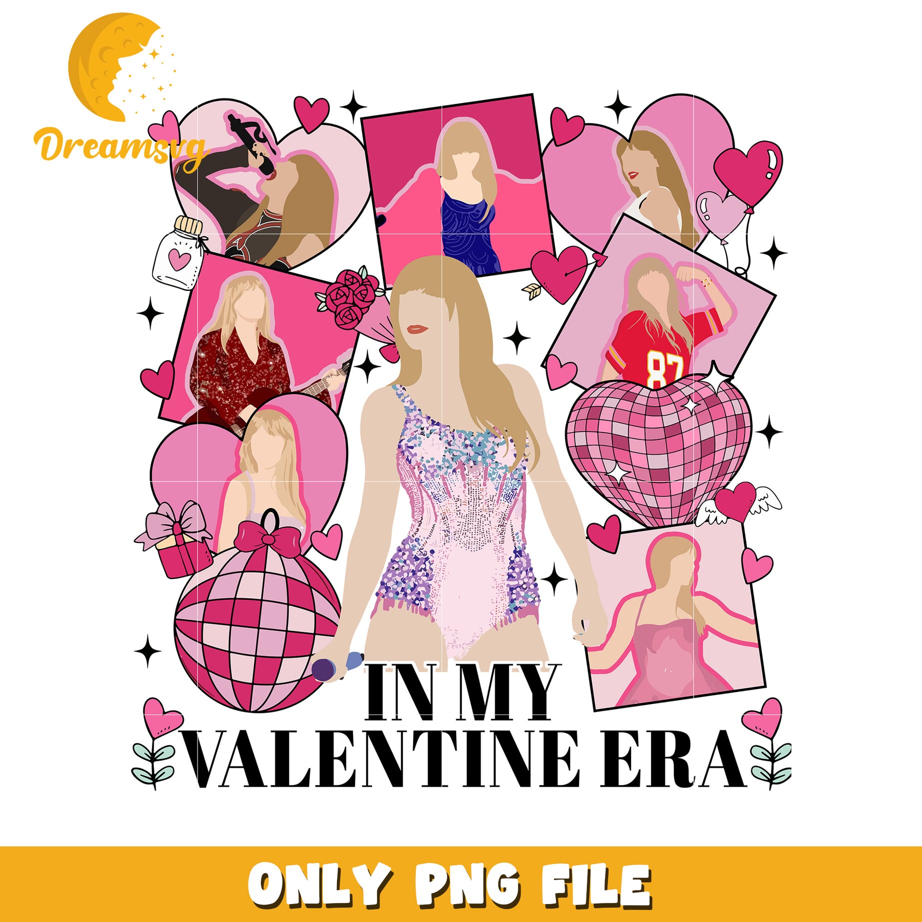 In My Valentine Era PNG Clipart for Romantic Designs