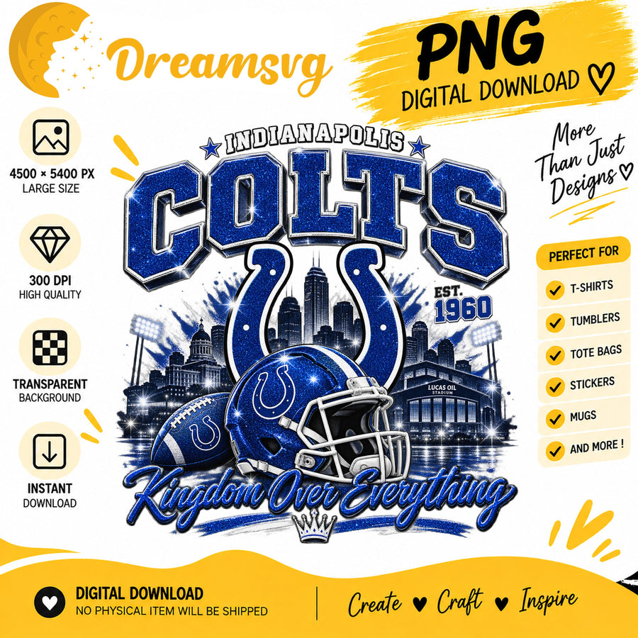 Indianapolis Colts Kingdom Over Everything Stadium PNG