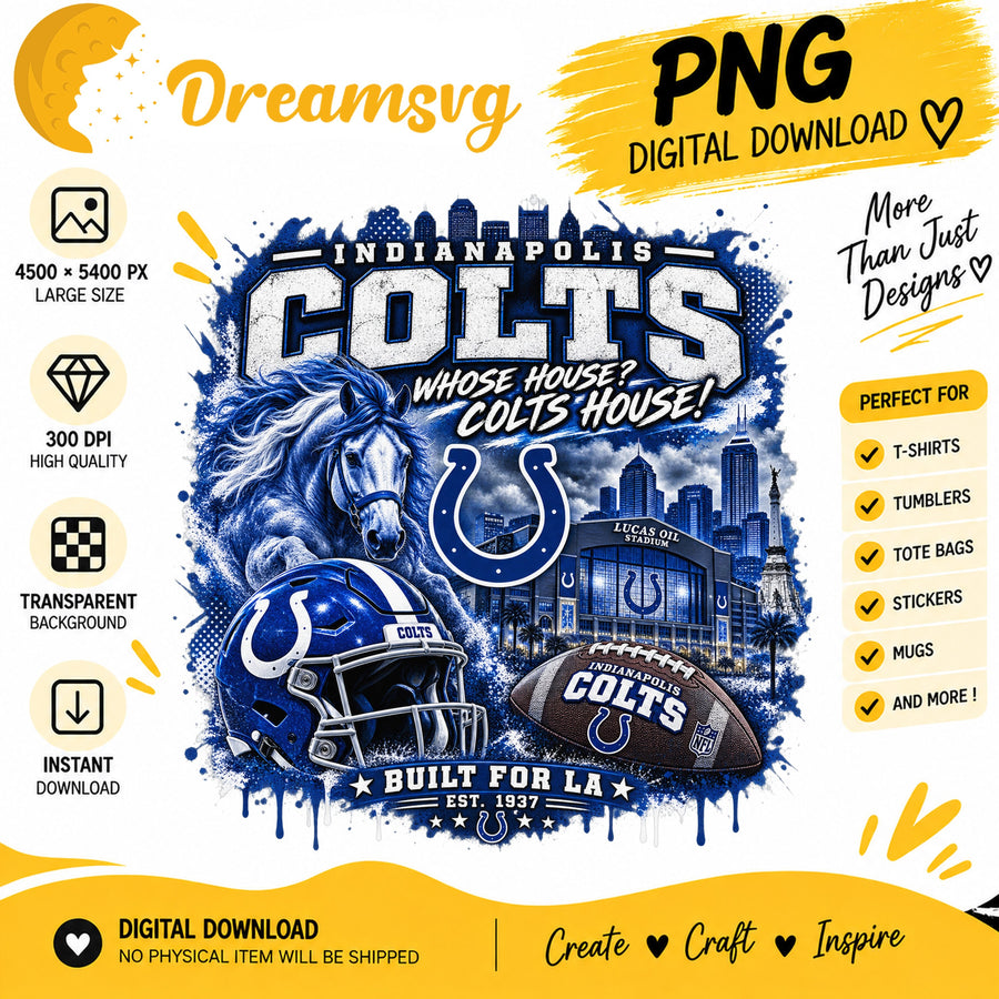 Indianapolis Colts Whose House NFL Football Team PNG