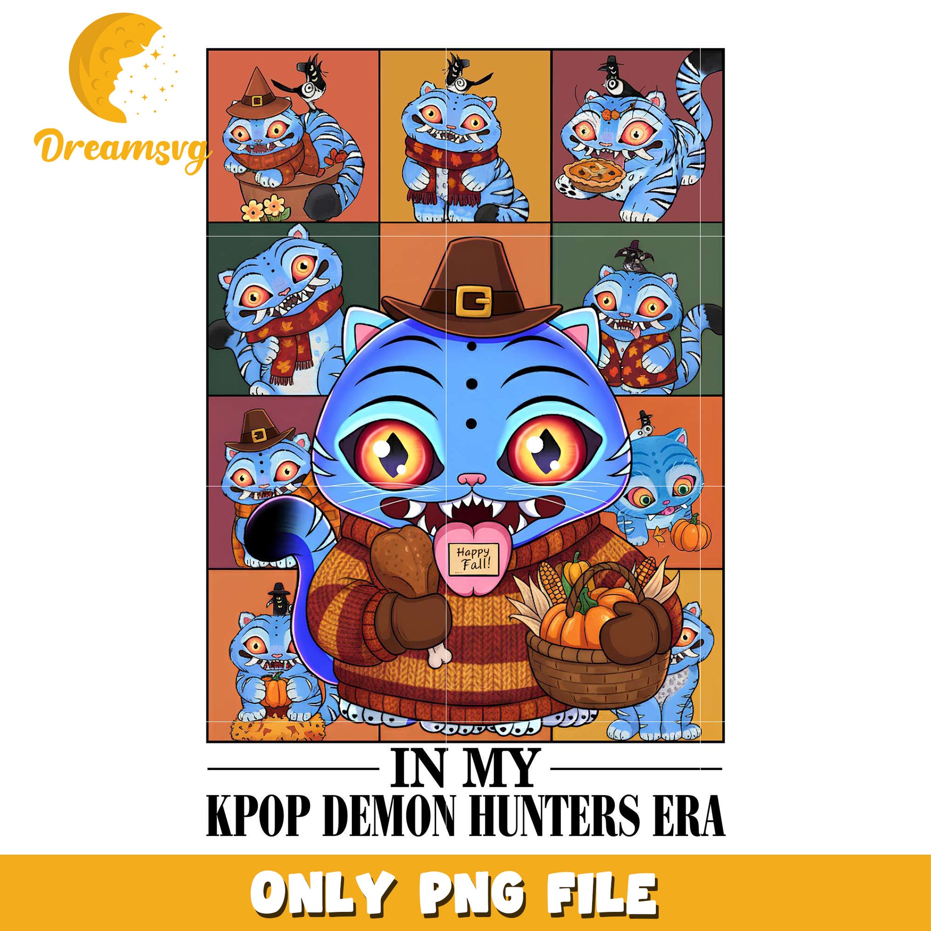 In my Kpop Demon Hunters Era Fall Thanksgiving png, kpop demon hunters png, spirit halloween​​ png