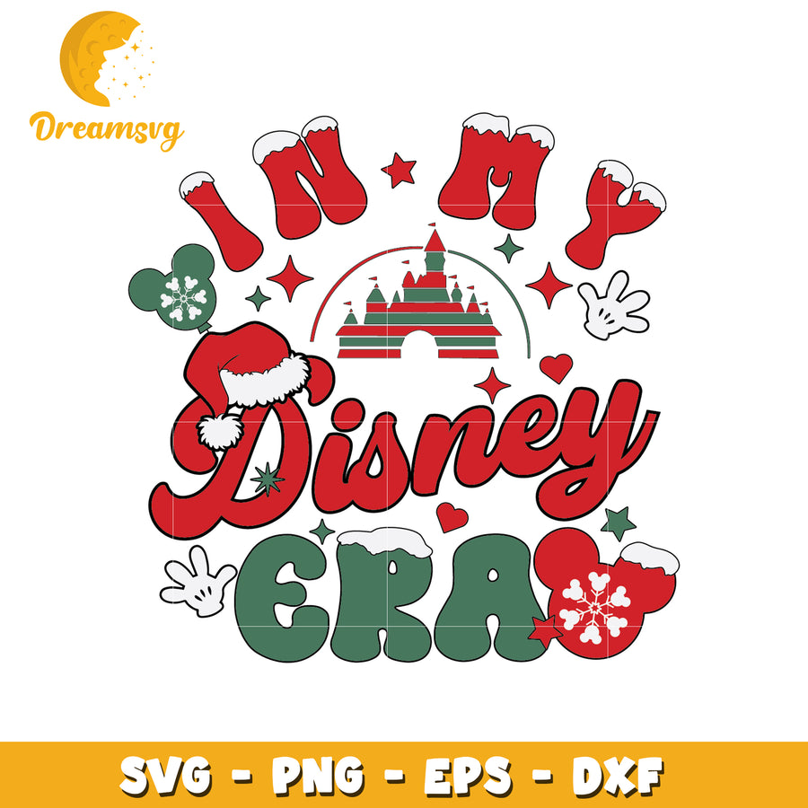 In my disney era svg, disney castle svg, disney christmas svg