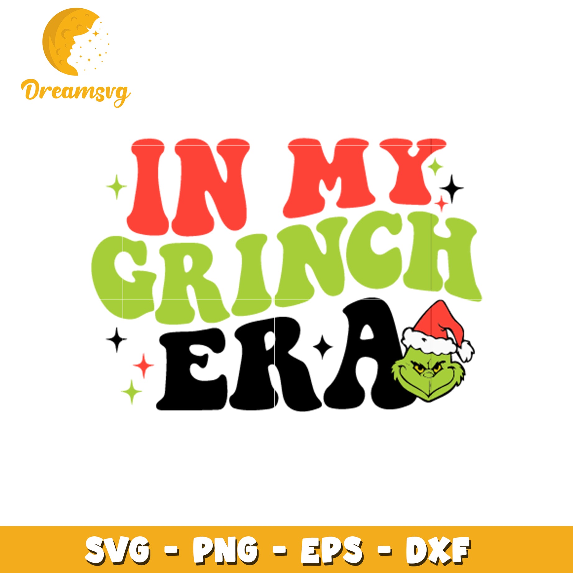 In my grinch era font design svg, grinch svg, font design svg