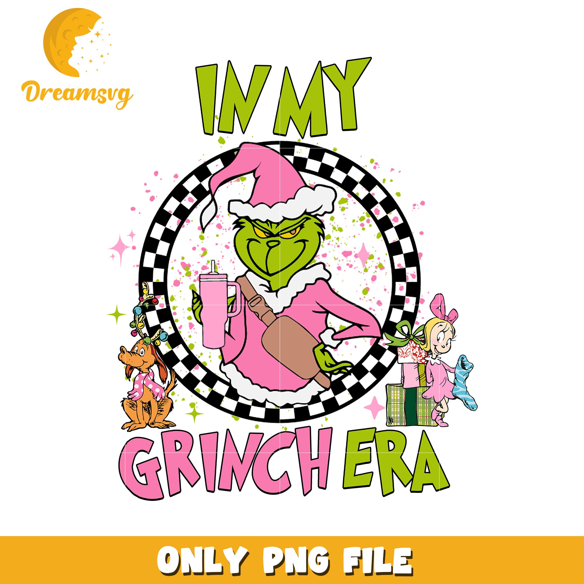 In my grinch era png, christmas cookies png, grinch cartoon png