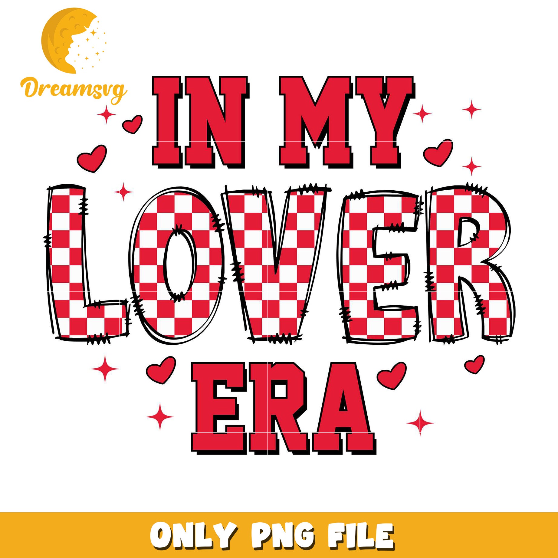 In my lover era valentine png, font design png, valentine png