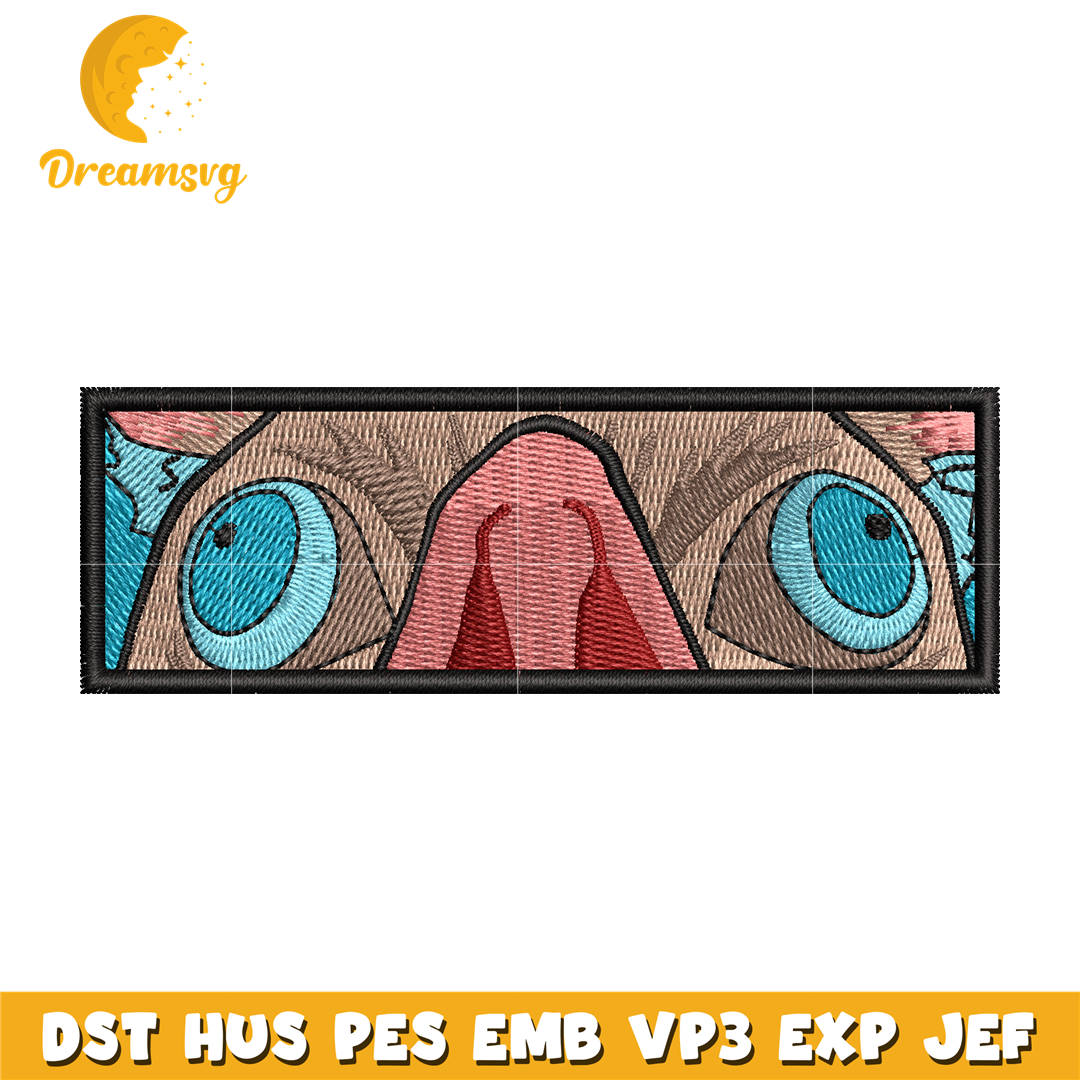 Inosuke Eye Mask Inosuke eyes mask embroidery design – DreamSVG Store