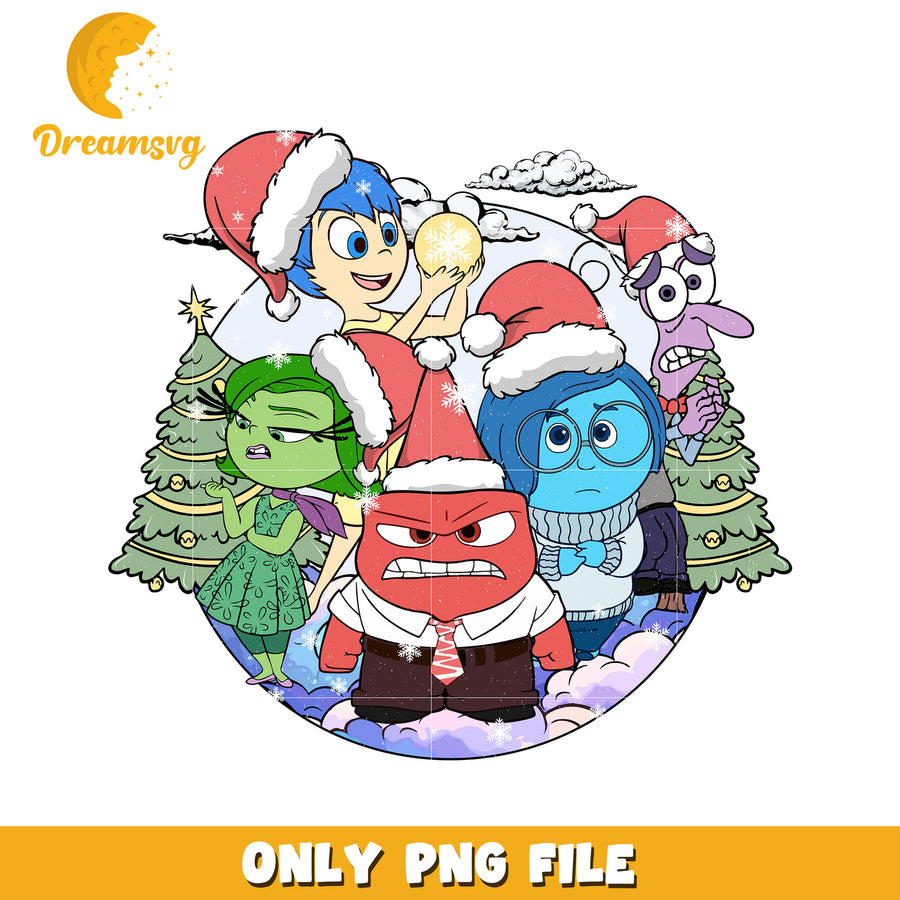 Inside Out Christmas PNG