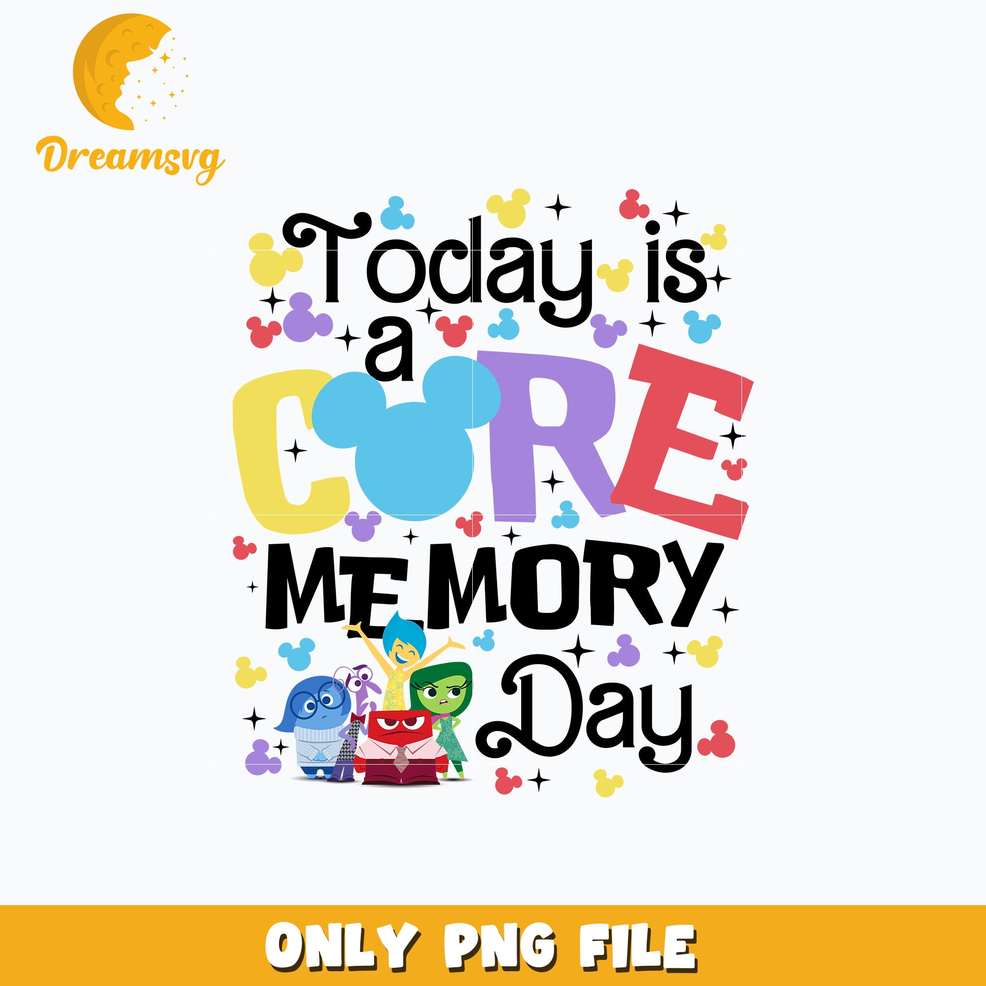 Inside Out Today Is A Core Memory Day png, cartoon disney png ...