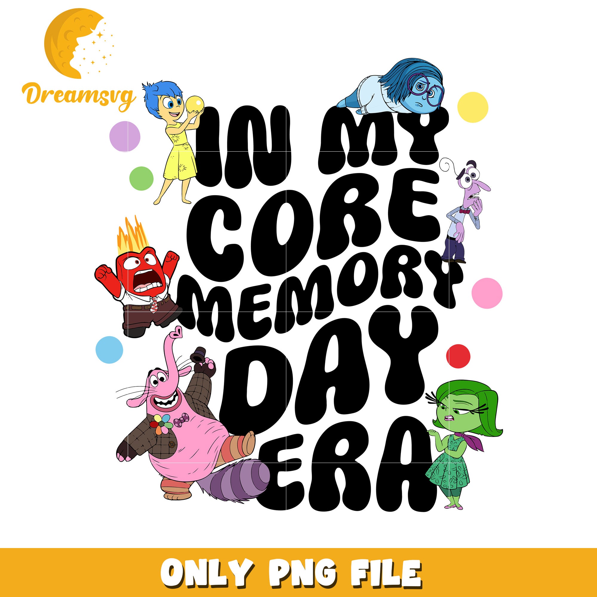 Inside Out Core Memory Day PNG
