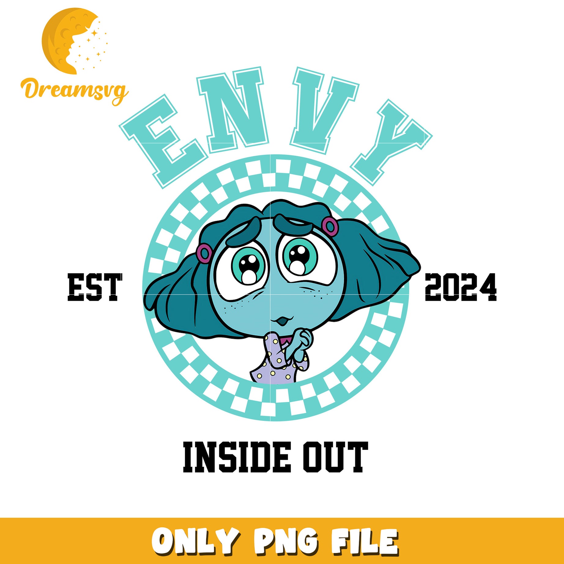 Inside Out Envy PNG Design for 2024 Decorations