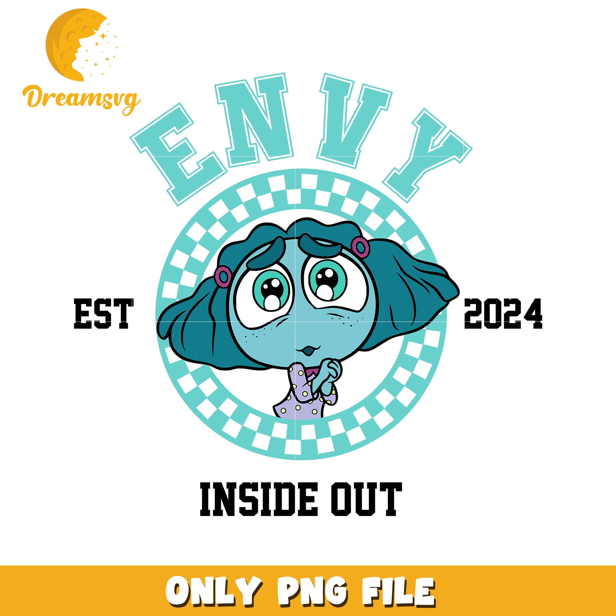 Inside Out Envy PNG Design for 2024 Decorations