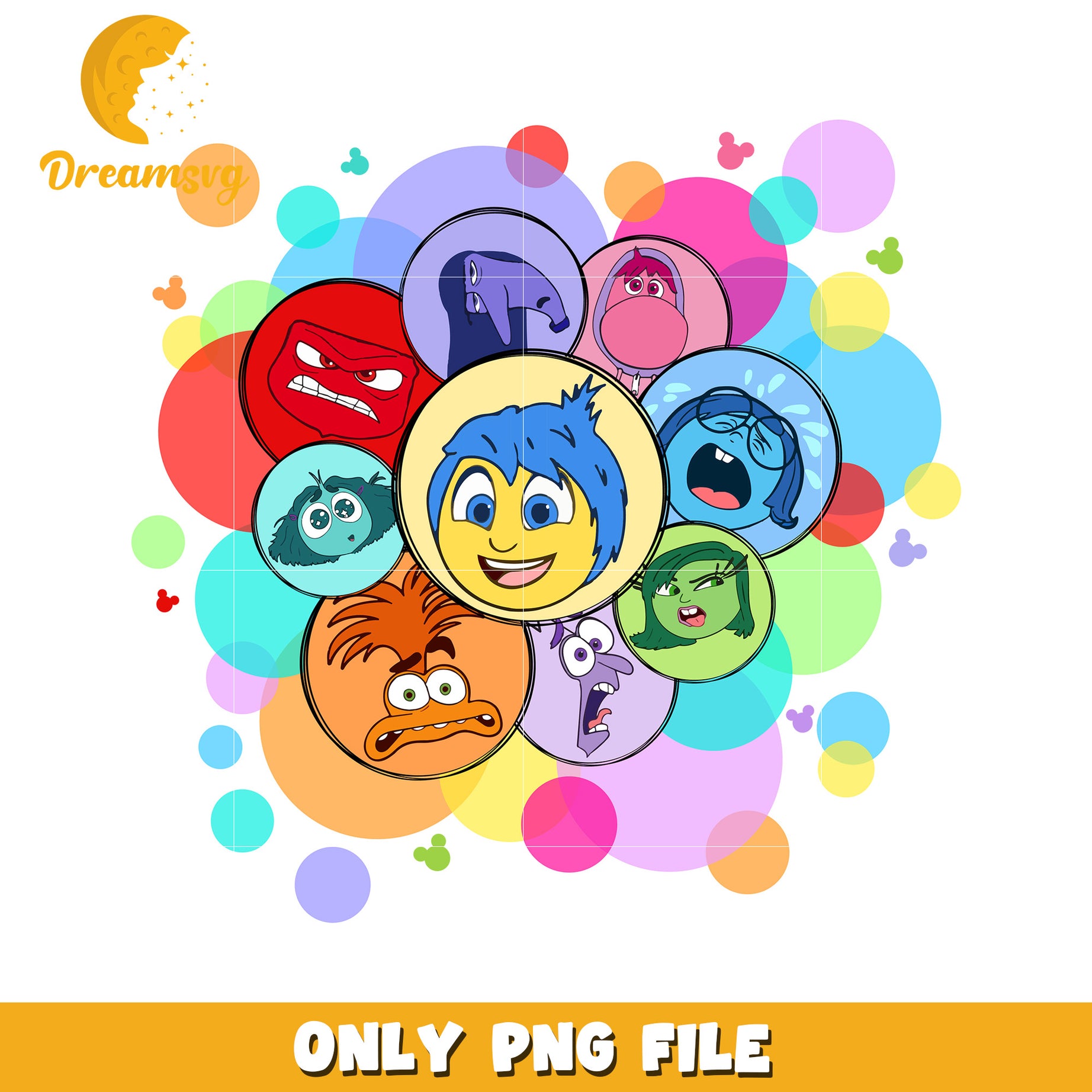 Inside Out PNG Characters Download