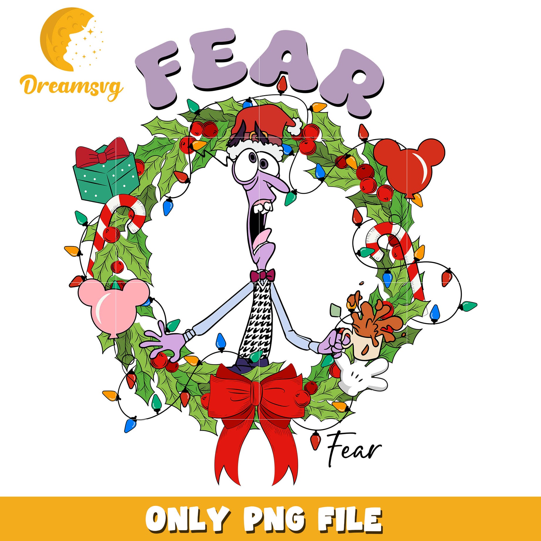 Inside out 2 fear png, fear inside out​ png, inside out fear png