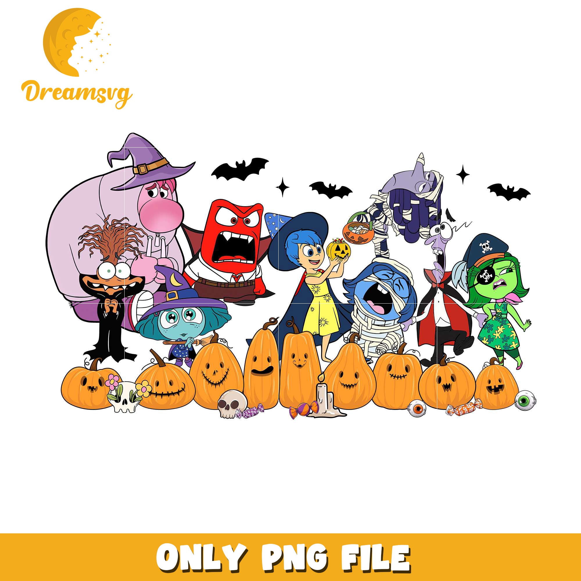 Inside out halloween png, halloween games​​ png, halloween cookies​ png