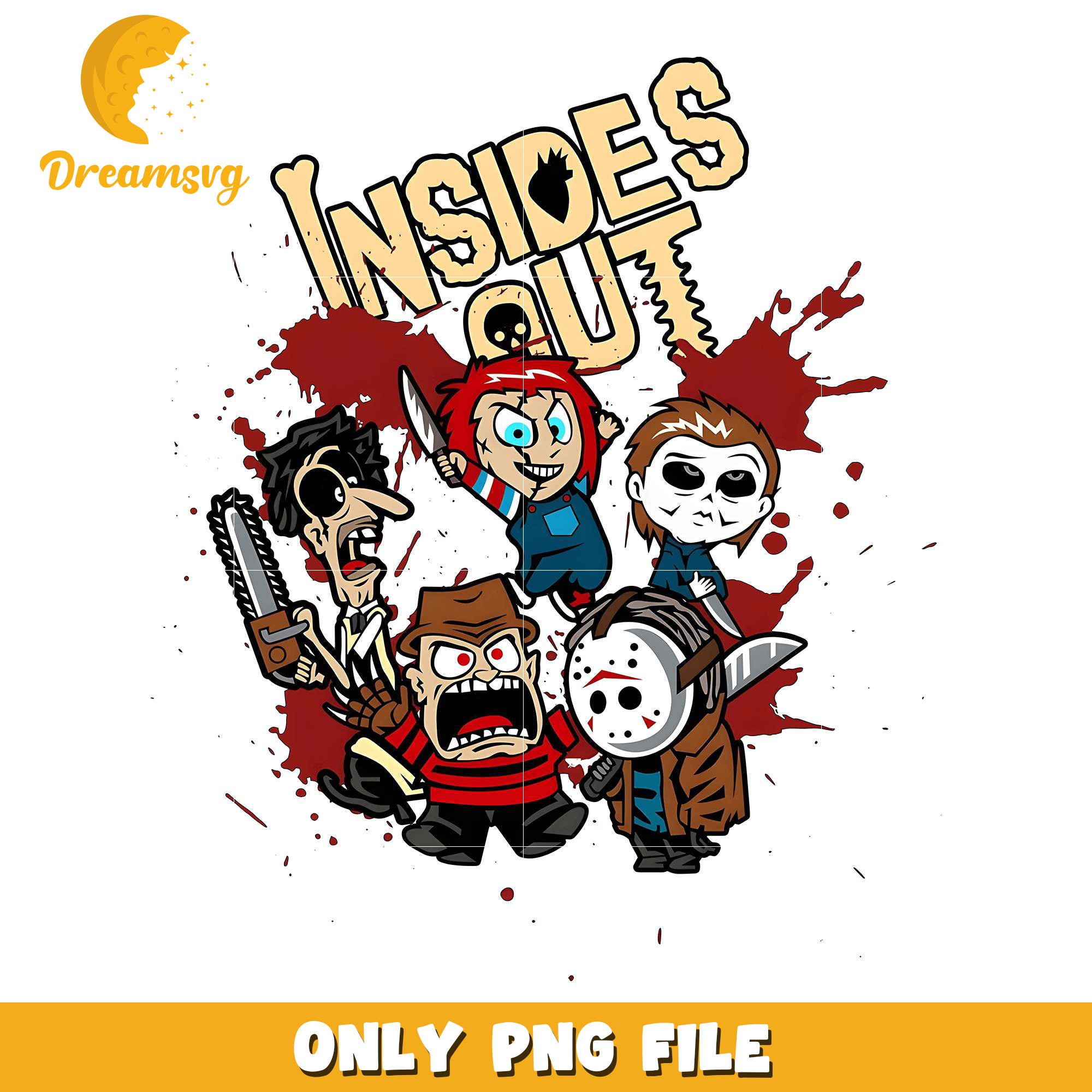 Insides Out Halloween Horror Characters png, halloween pumpkin png, halloween cookies png