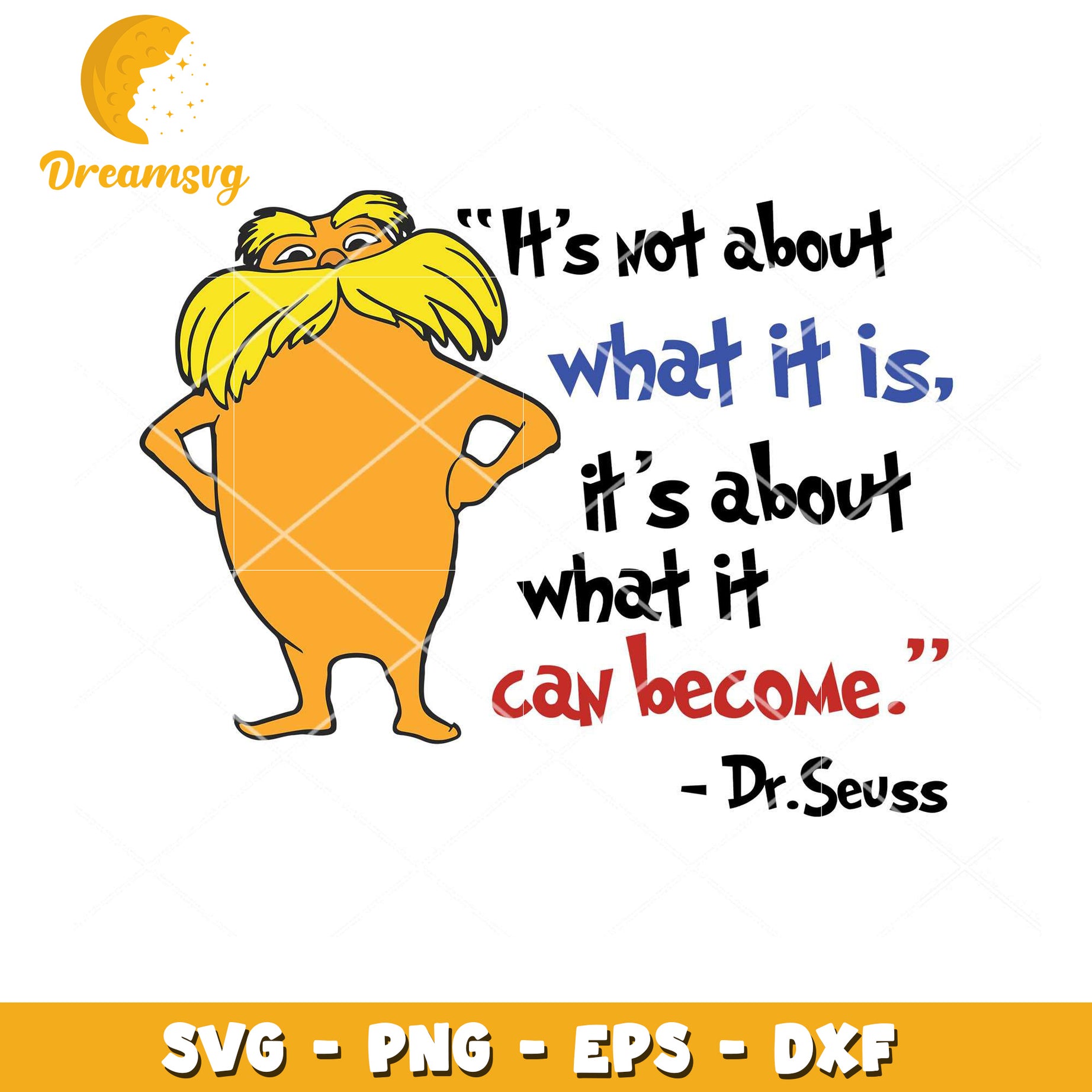 Inspirational Dr Seuss Quote SVG Download for Creative Projects