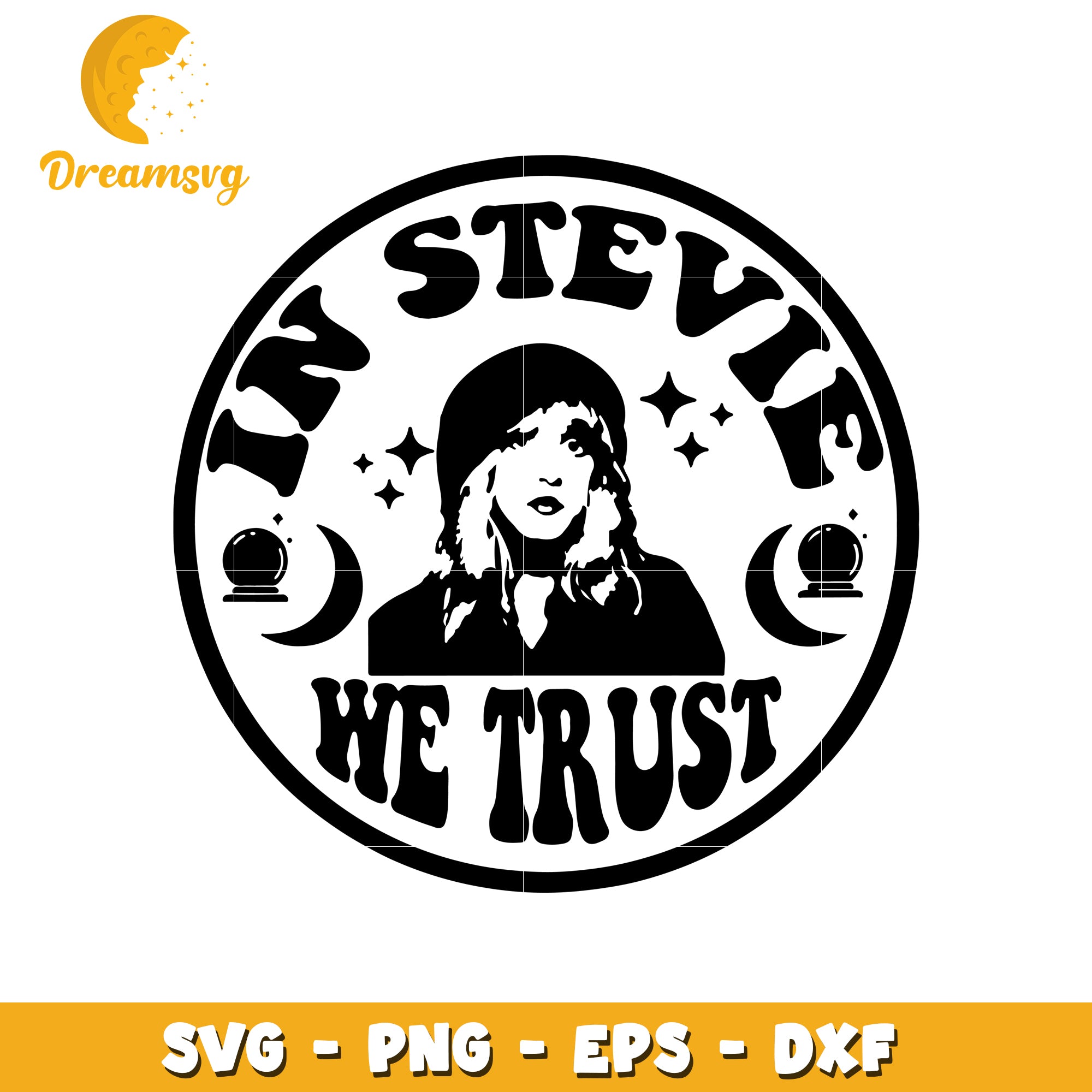 In stevie we trust logo design svg, taylor swift svg, logo svg