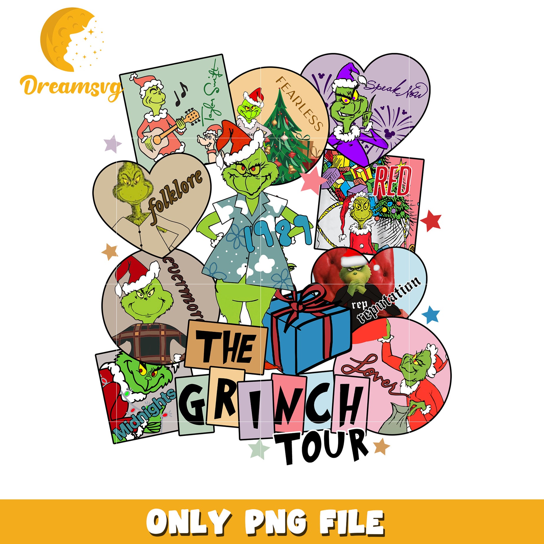 In the grinch tour png, grinch designs png, christmas cartoon png