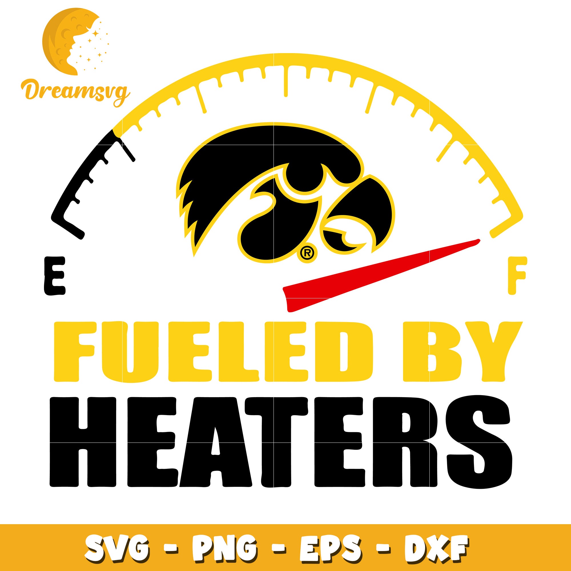 Iowa Hawkeyes Fueled By Heaters SVG