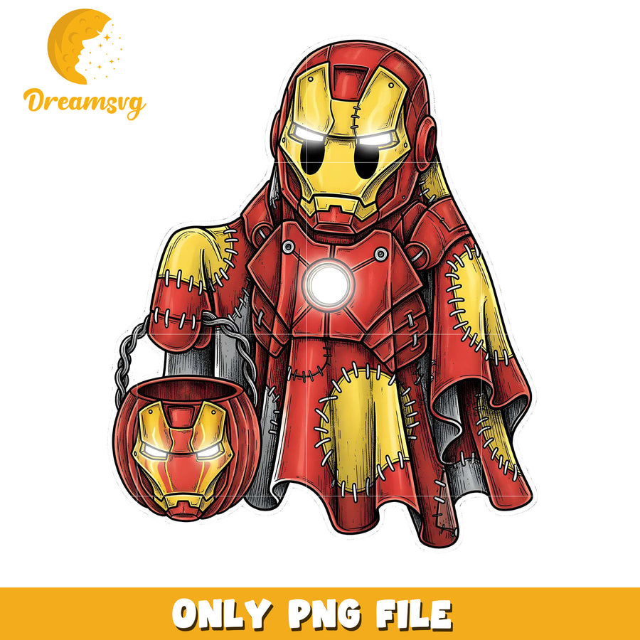 Iroman halloween ghost png, halloween costumes​ png, trick or treat png