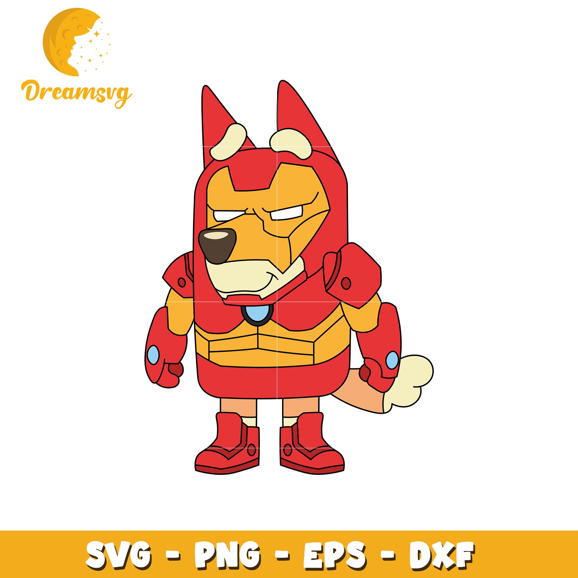 Iron Dog SVG PNG EPS DXF Cut File