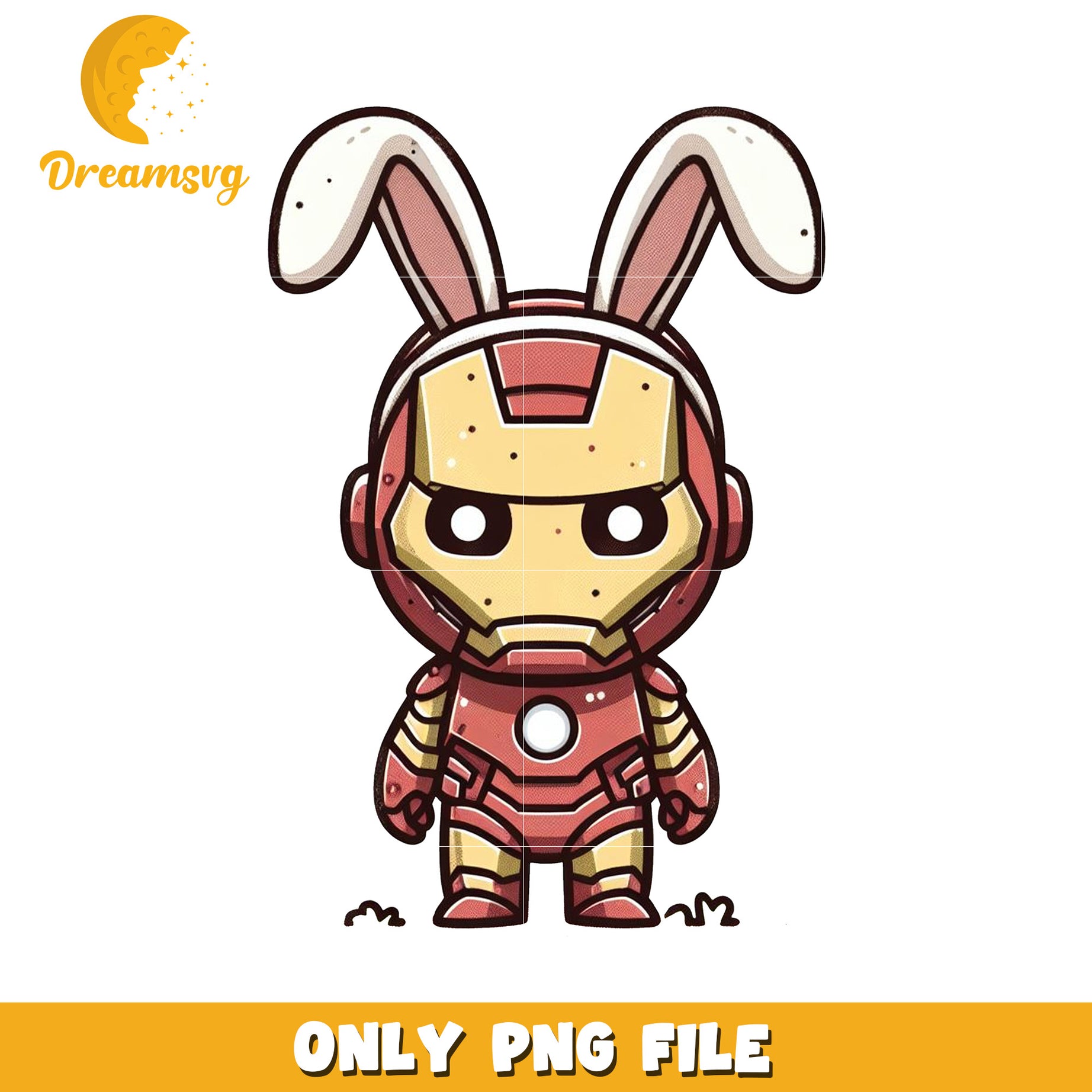 Iron Man Easter Bunny PNG