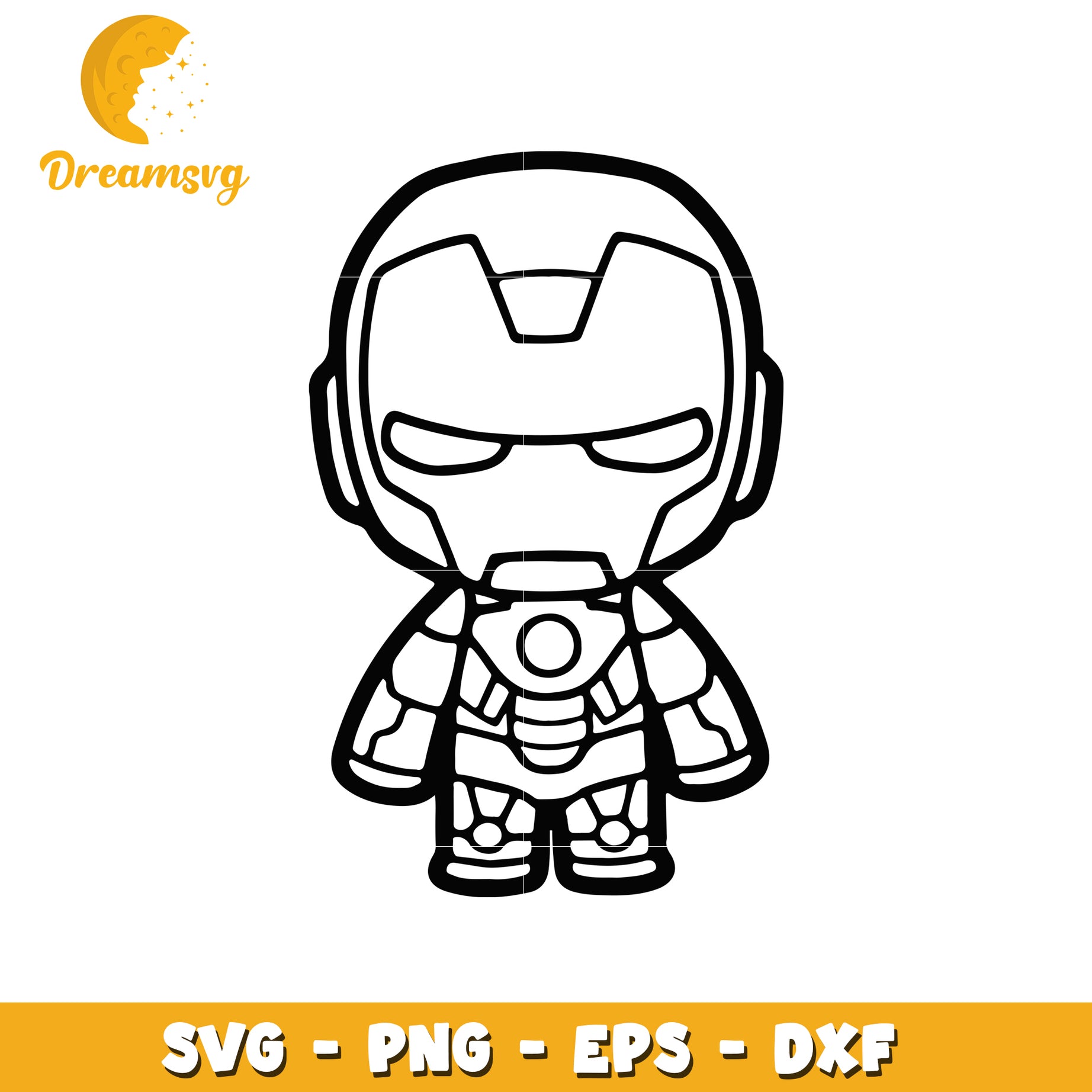 Iron Man SVG Cut File for Cricut