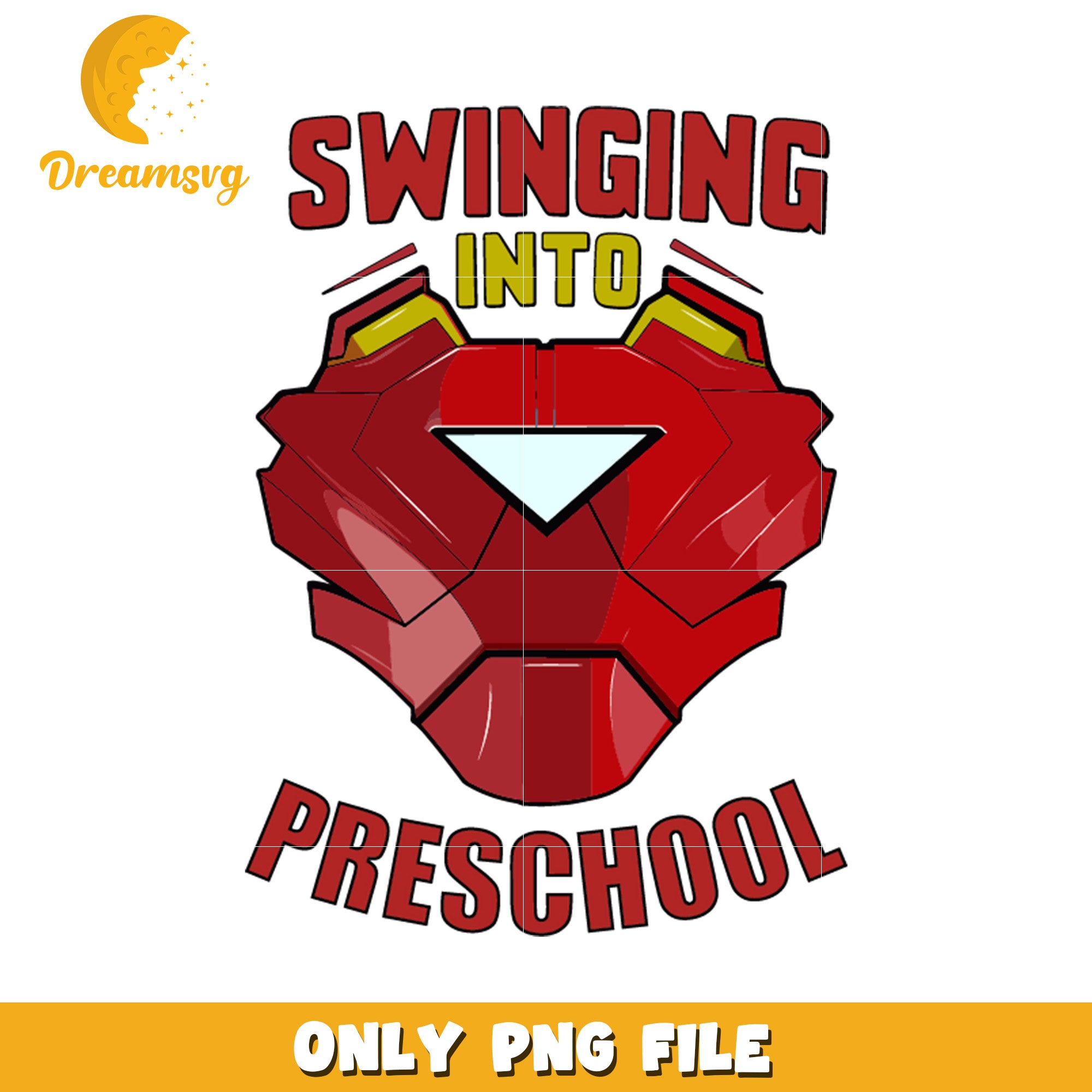 Iron man swinging into preschool png, avenger characters png, spiderman png